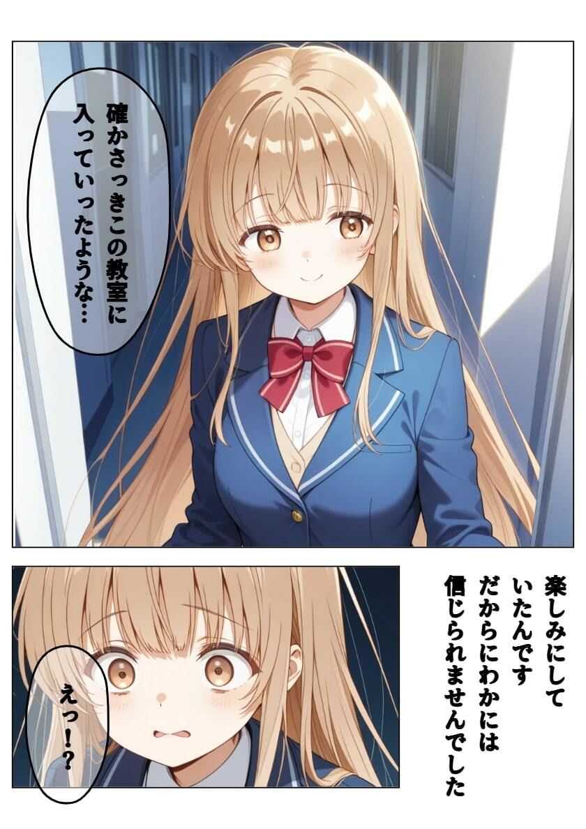 イケメン転校生に寝取られた天使様 - サンプル画像 2