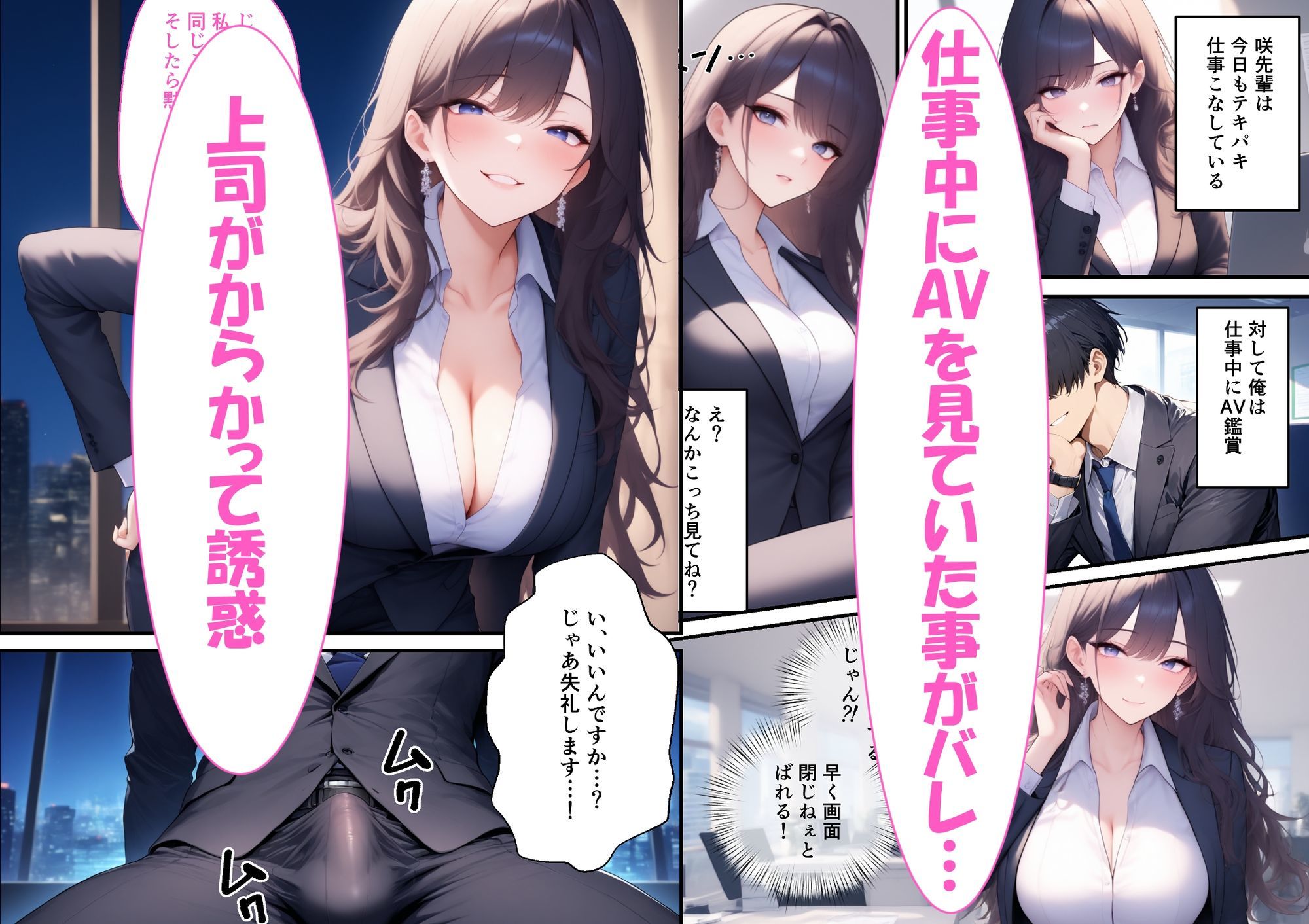 クールで美人な上司に誘惑されたけど逆に沼らせてやった話 - サンプル画像 1