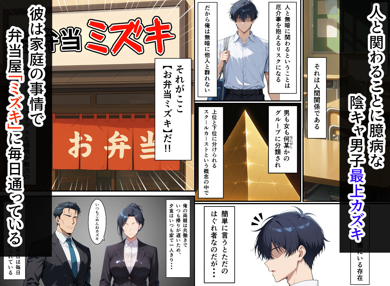 毎日通っている弁当屋の娘が同じクラスの黒ギャルだった話 - サンプル画像 1