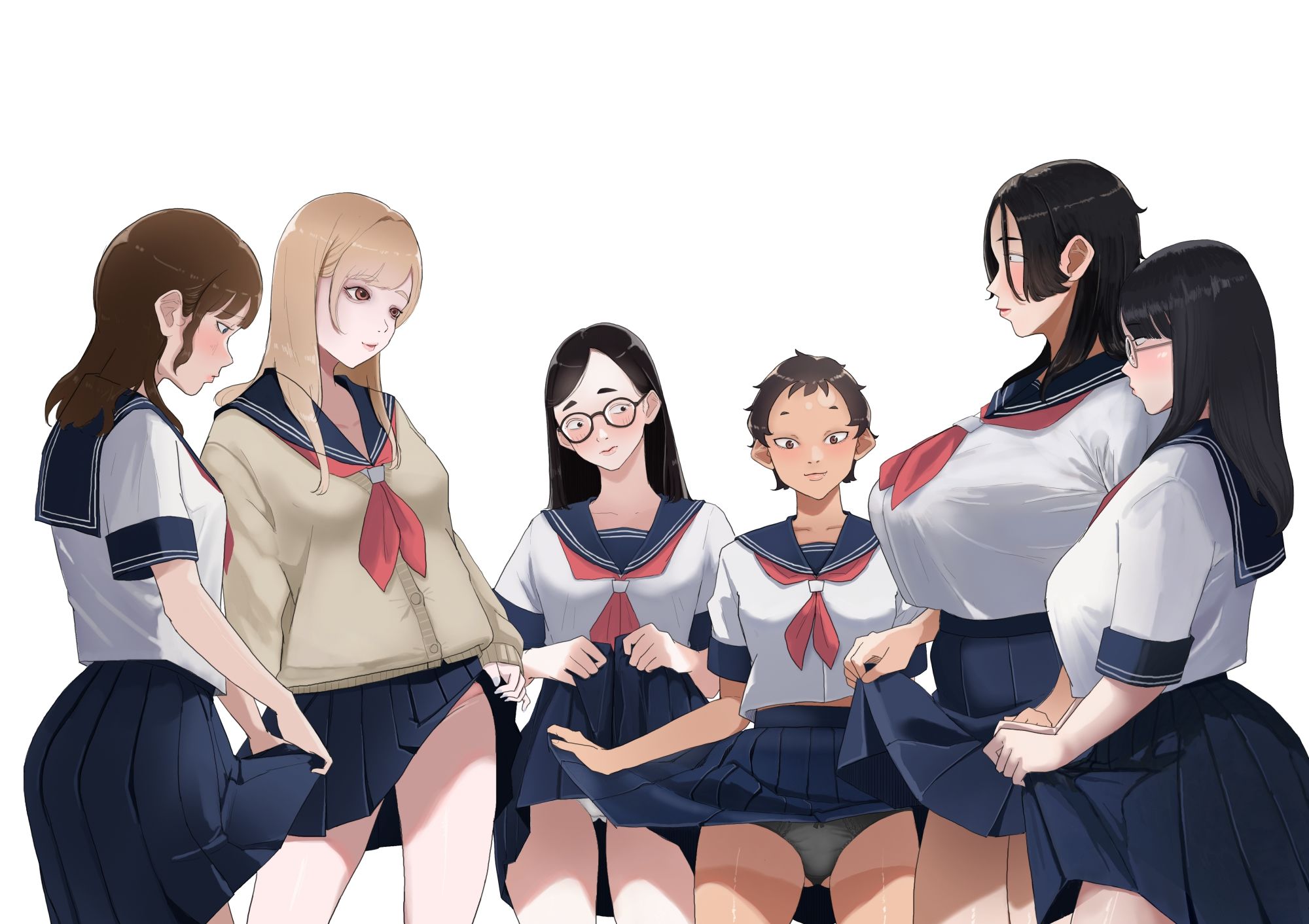 いいんちょ と もぶぱんつ - サンプル画像 8