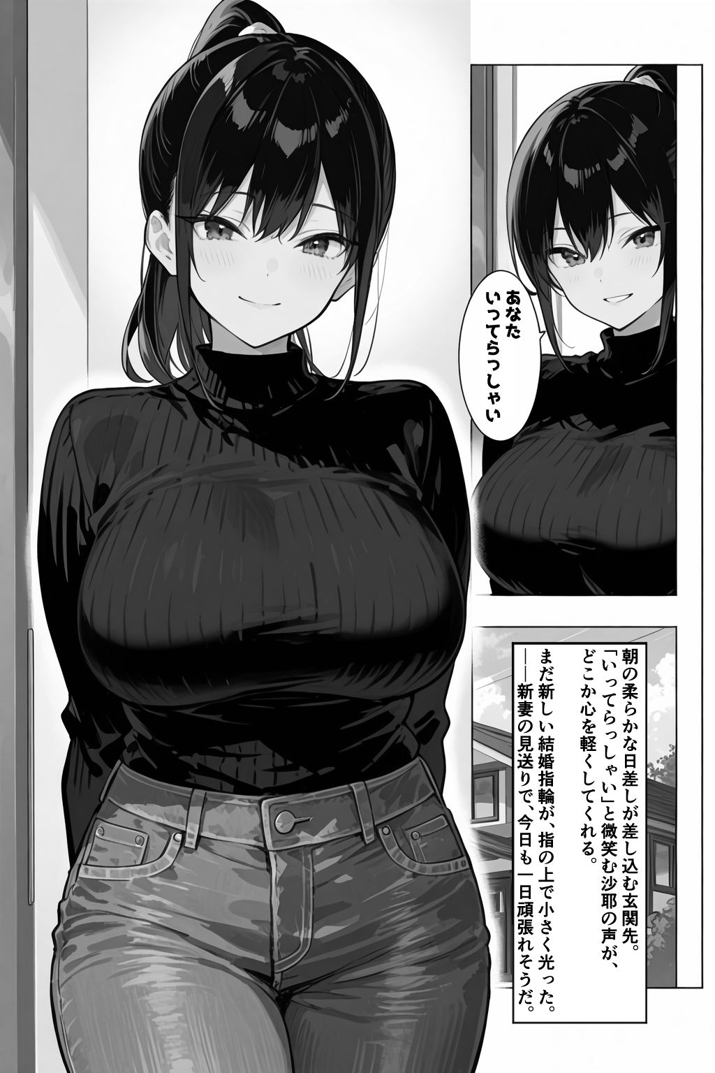 俺の嫁が同僚のデカチンポに寝取られていた件 - サンプル画像 1