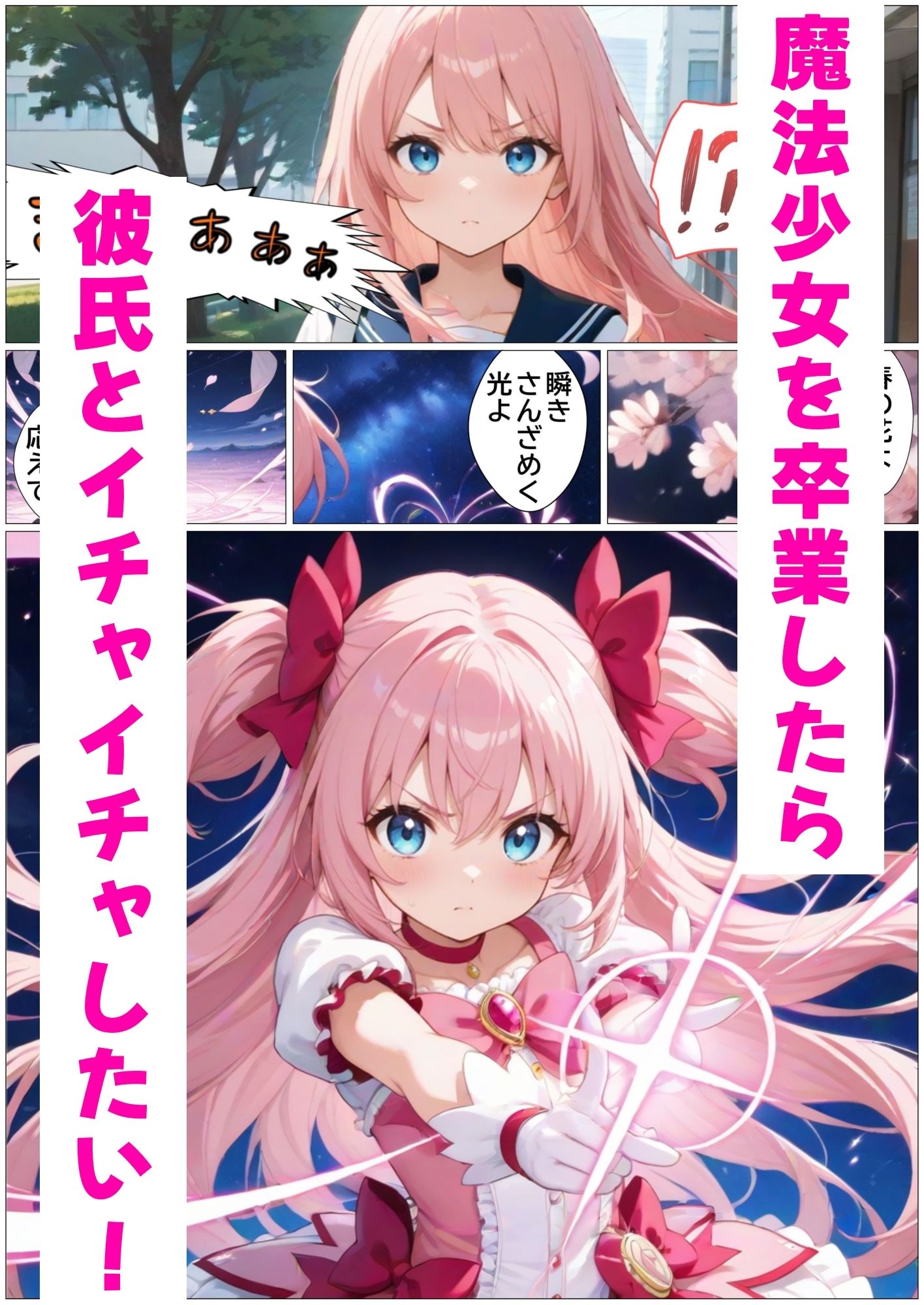 彼氏持ち魔法少女が敵の苗床になっちゃう話 - サンプル画像 2