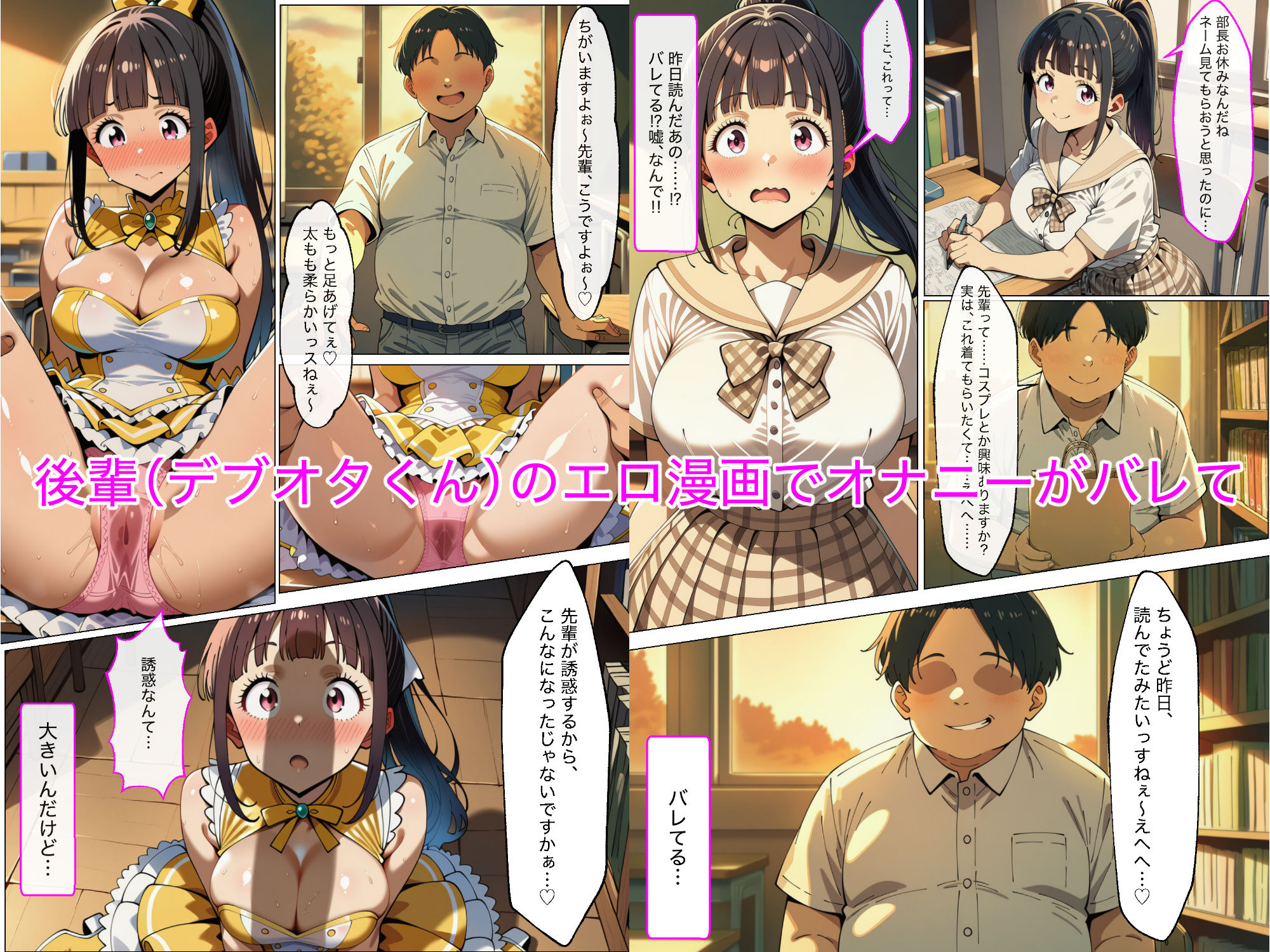 真面目でむっつりなオナニー狂の生徒会副会長を後輩デブオタの僕がちんぽ奴◯に堕とす話ーあの娘の秘密【生徒会副会長ちんぽ奴◯化】ー - サンプル画像 4