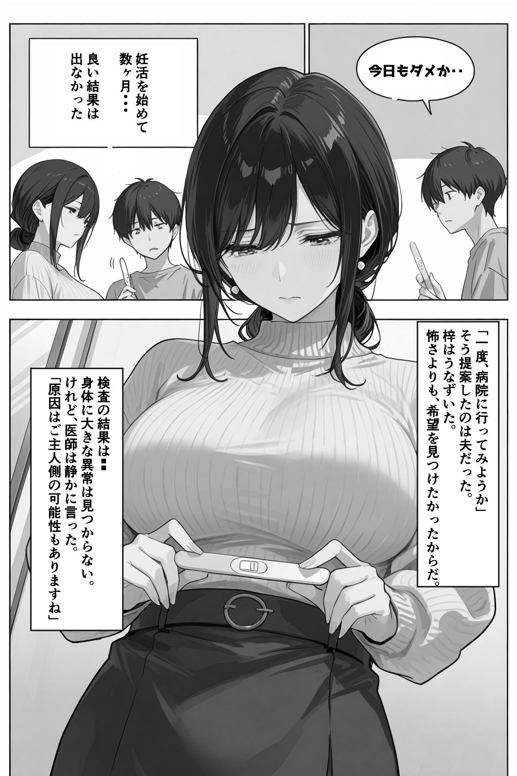 公認孕ませ ―夫が選んだ種付け相手は絶倫チンポの持ち主だった― - サンプル画像 2