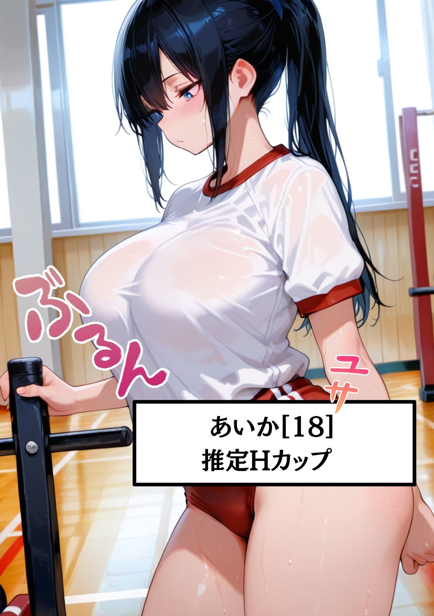 【同級生にレ●プした話】Hカップ痴女のあいか（18）体育の授業で男子同級生に犯●れる - サンプル画像 1