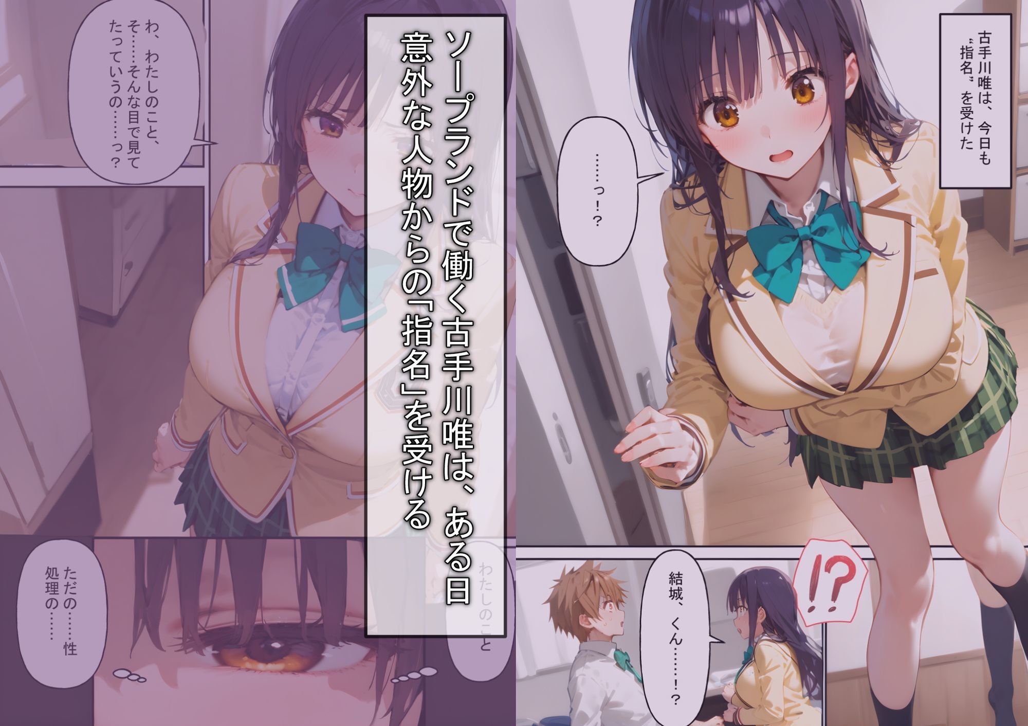 中出しソープランド  古〇川唯 ショートコース編 - サンプル画像 1