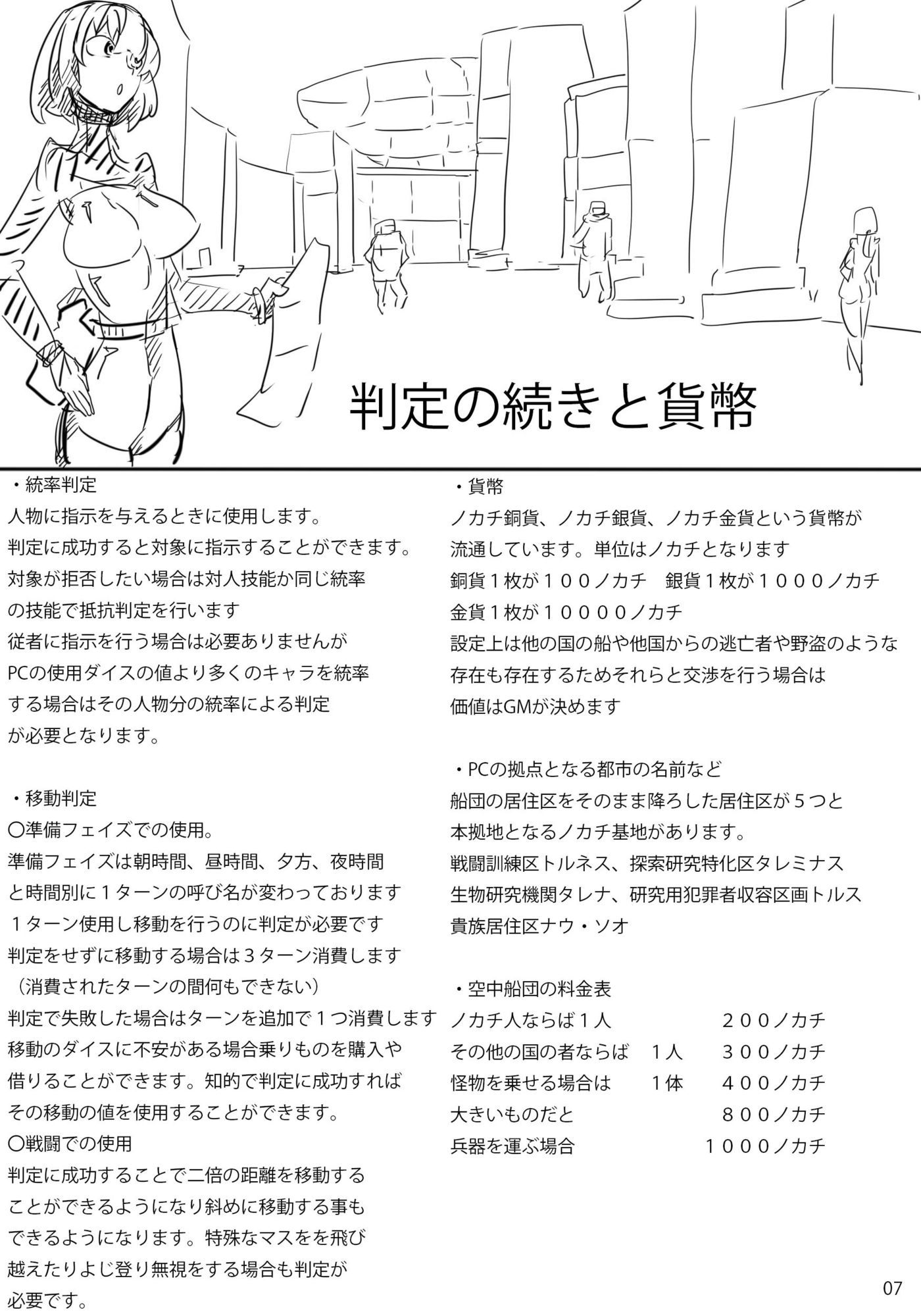 TRPG風設定集ノカチ開発局 - サンプル画像 3