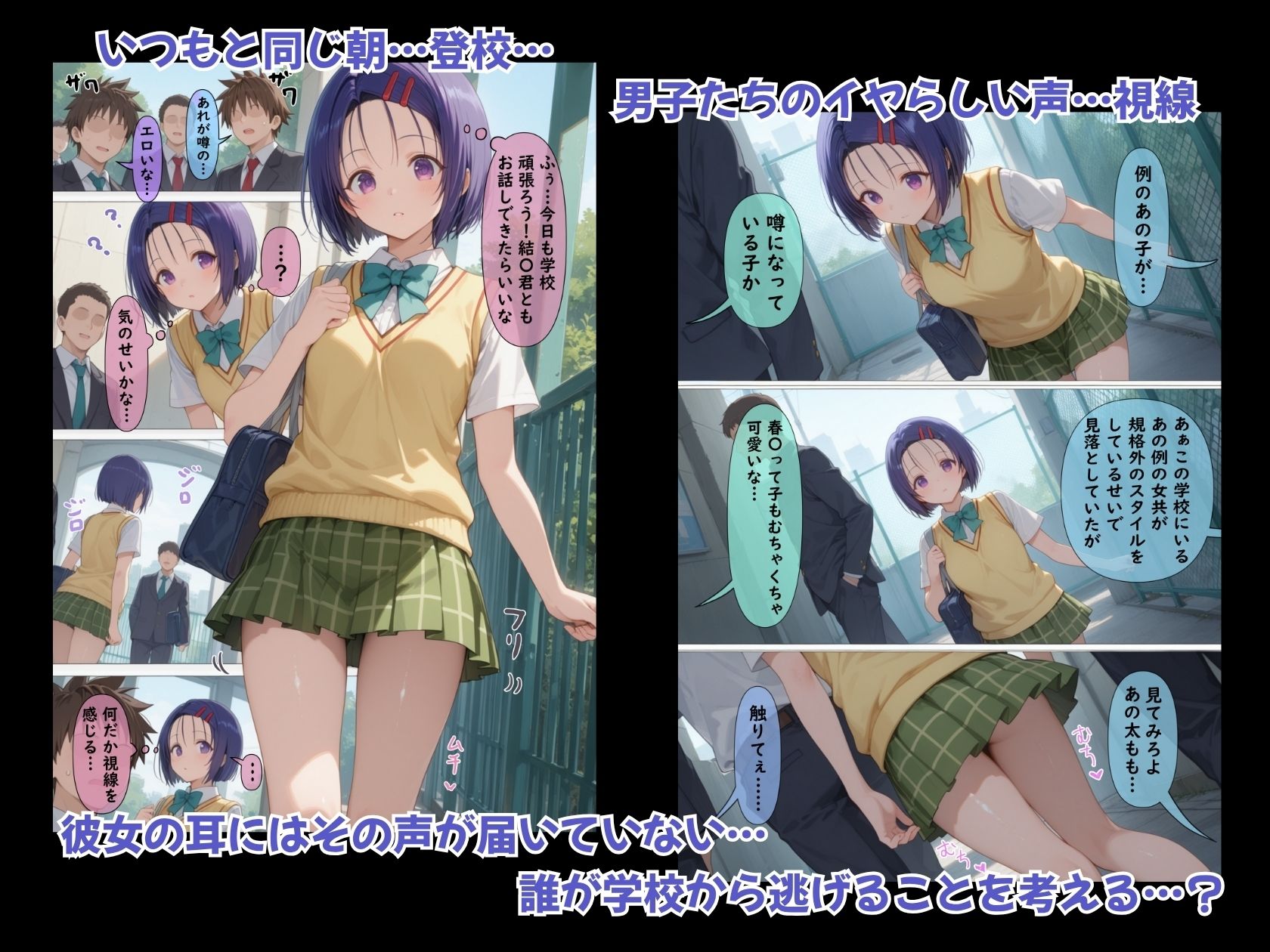 性活学園 西〇寺春奈編 クラスメイトとゼロ距離で仲良くなれました - サンプル画像 2