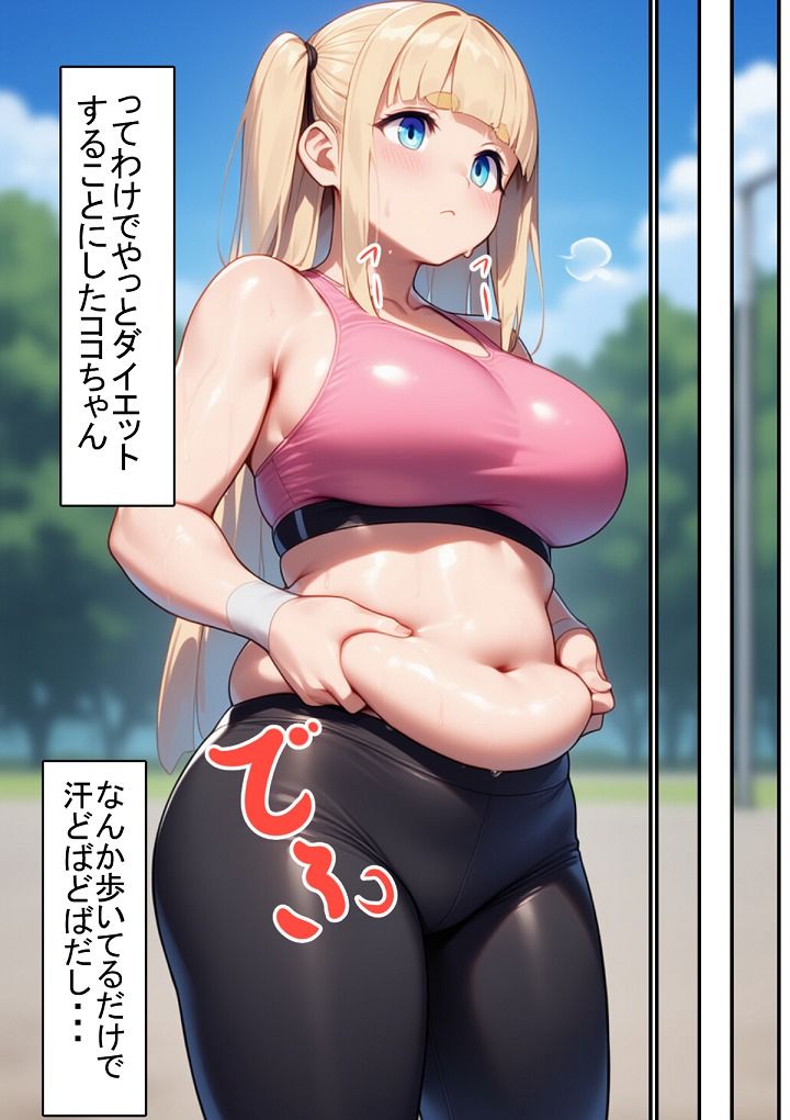 わたしでぶじゃなくて ぽっちゃりだもん - サンプル画像 9