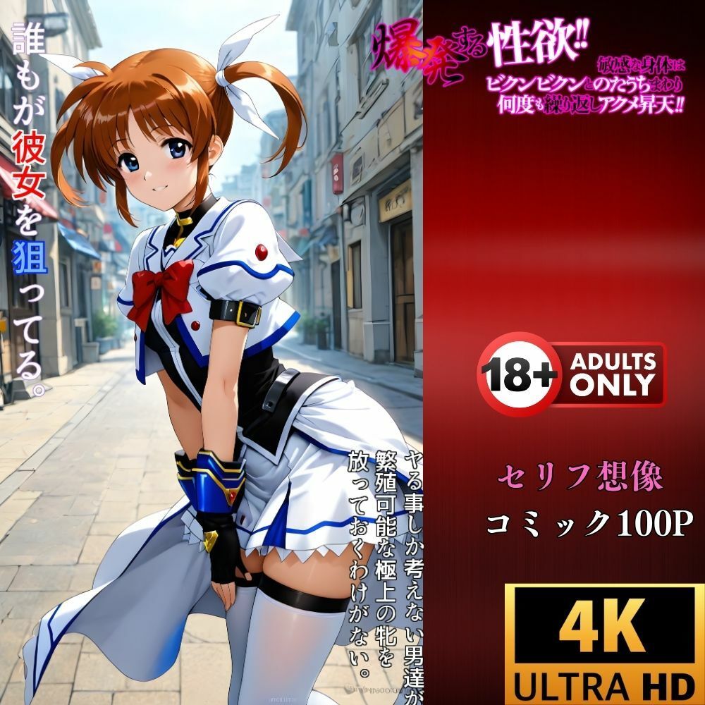 【催●レベルS】おじさん専用アプリによる魔力の強●注入‥高町なのは - サンプル画像 4