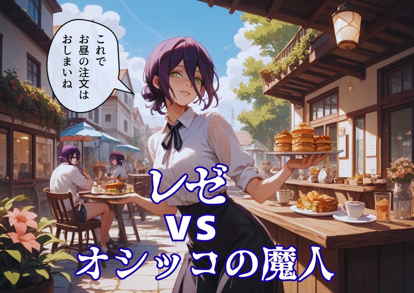 レゼ  VS  オシッコの魔人 - サンプル画像 1