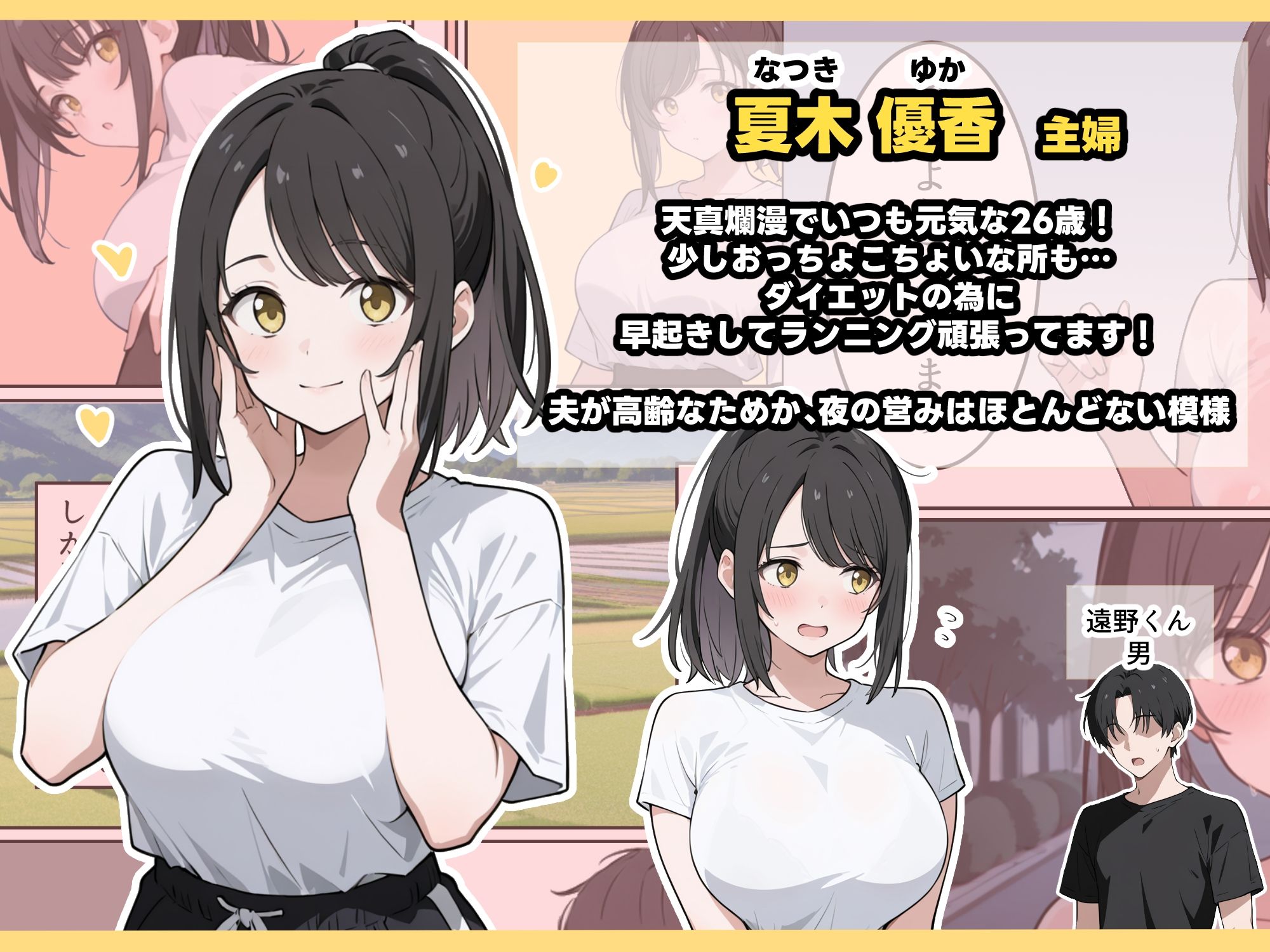 ノーブラでランニングする人妻は欲求不満だったようです - サンプル画像 1