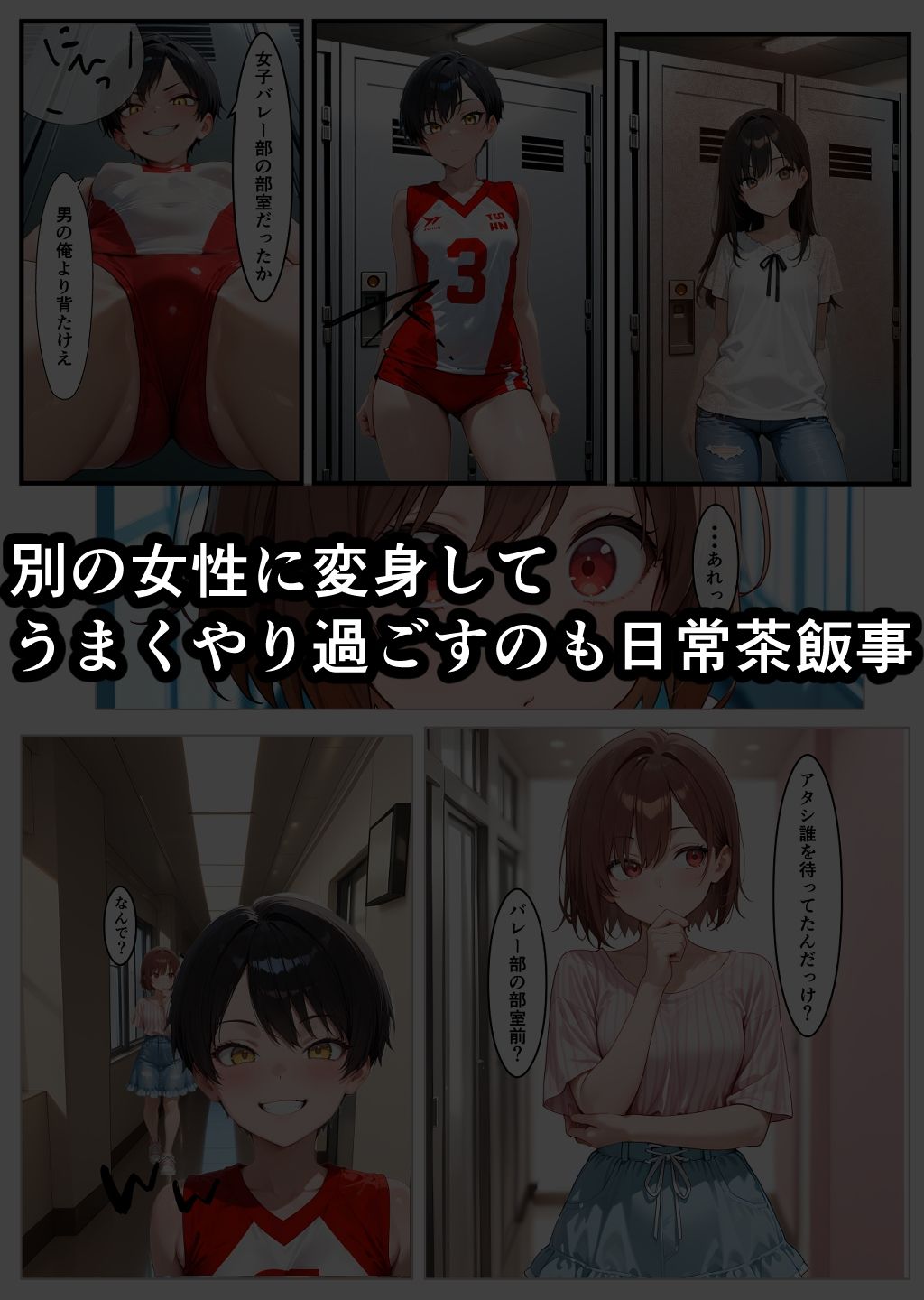 その場に合わせた変身能力で女の快感が止まらない - サンプル画像 5