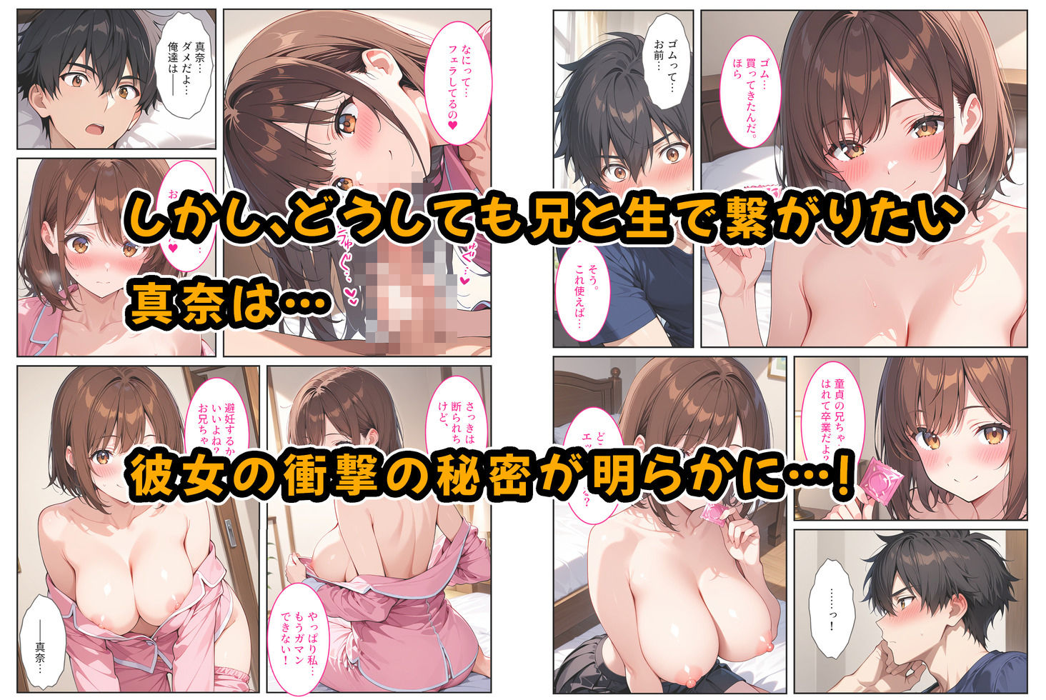 妊娠願望のある爆乳の妹とお試しで付き合ったら - サンプル画像 6