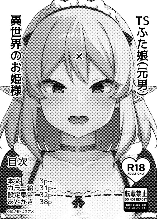 転生TSふたなりエルフ - サンプル画像 5