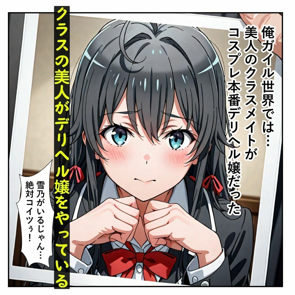 俺ガイル世界では？美人のクラスメイトがコスプレ本番デリヘル嬢だった［本編＋大量エロCG付き］ - サンプル画像 2