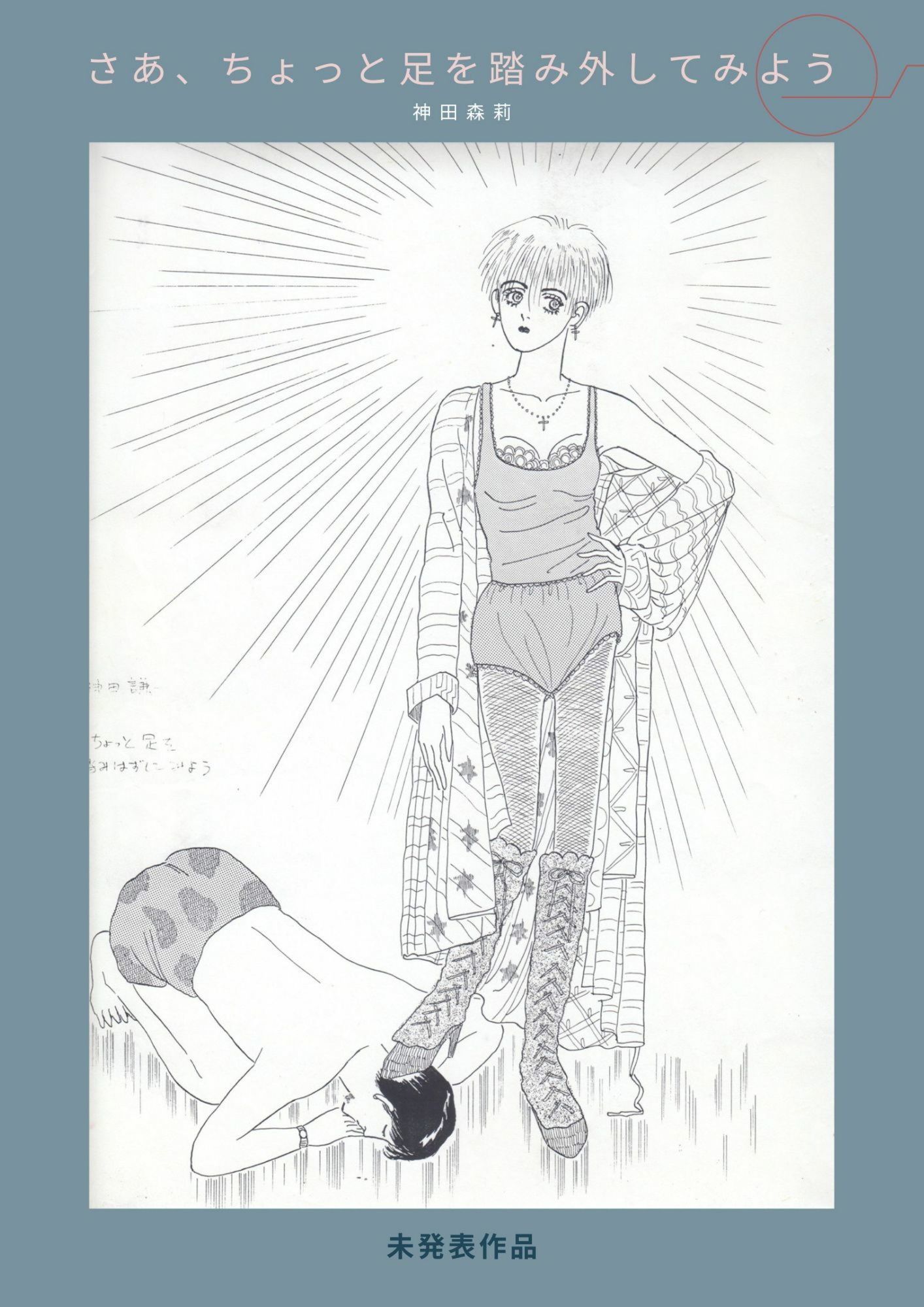 未発表作品『さあ、ちょっと足を踏み外してみよう』1988年  -  神田森莉 - サンプル画像 1