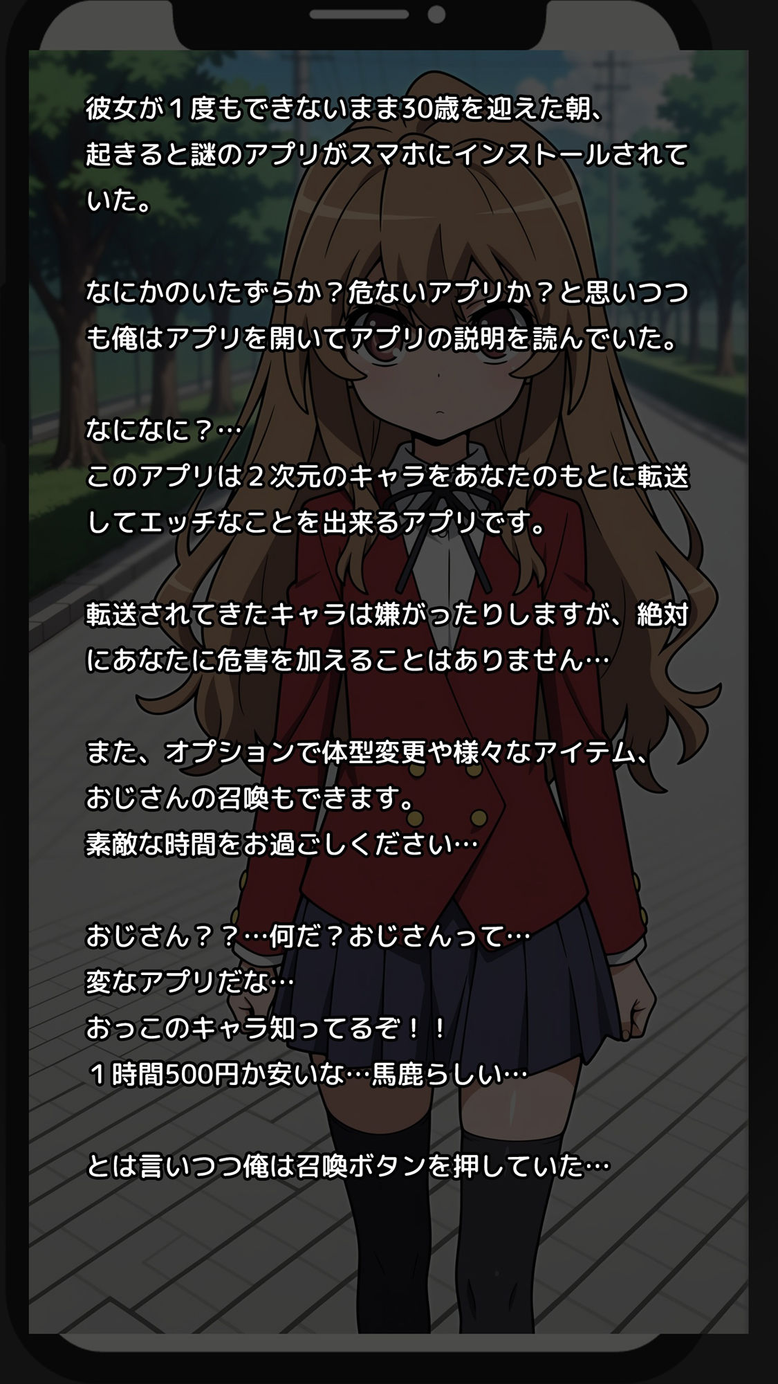 【一部セリフつき】Deliサモ☆ 美少女とおじさん強●召喚アプリ - 手乗りタイガー編 - - サンプル画像 1