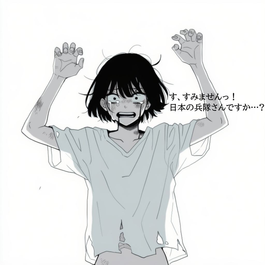 戦場で拾ったダウナー系JKに誘惑されたので、無責任中出しして孕ませた。 - サンプル画像 1