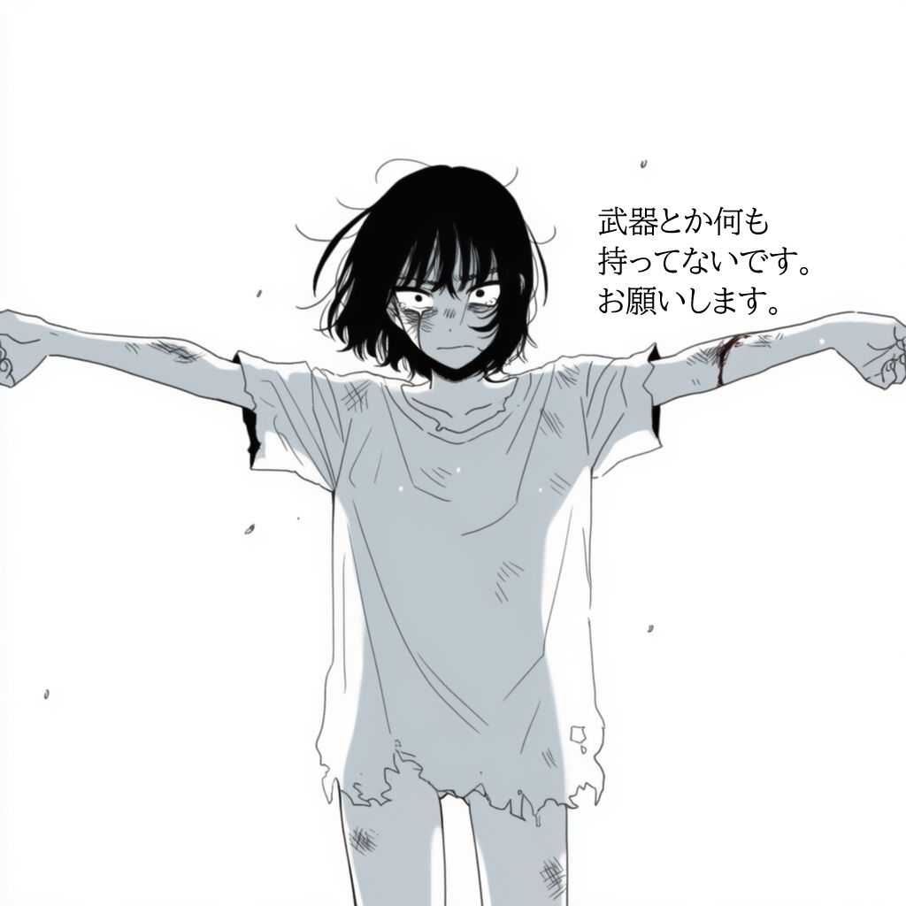 戦場で拾ったダウナー系JKに誘惑されたので、無責任中出しして孕ませた。 - サンプル画像 5