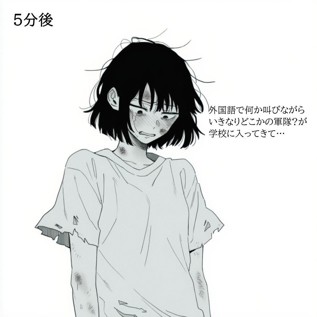 戦場で拾ったダウナー系JKに誘惑されたので、無責任中出しして孕ませた。 - サンプル画像 6