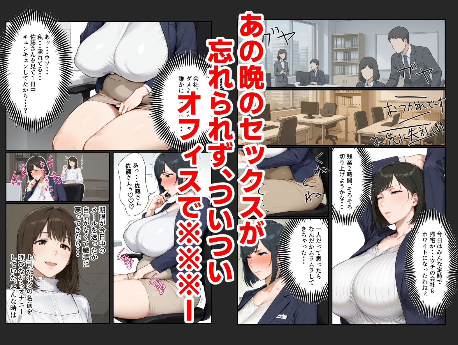 新入社員の男の娘とむっつりスケベなおとめ部長1 - サンプル画像 6