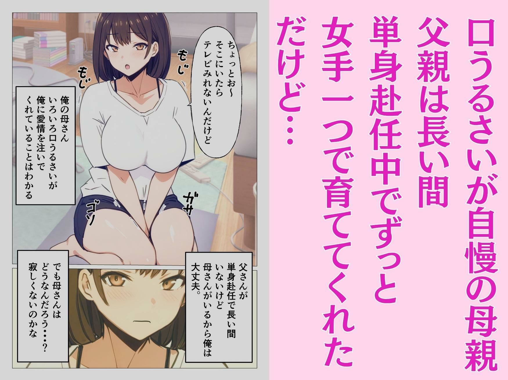 実はオナ狂いの母さんに息子ちんぽをいれてみたら - サンプル画像 1