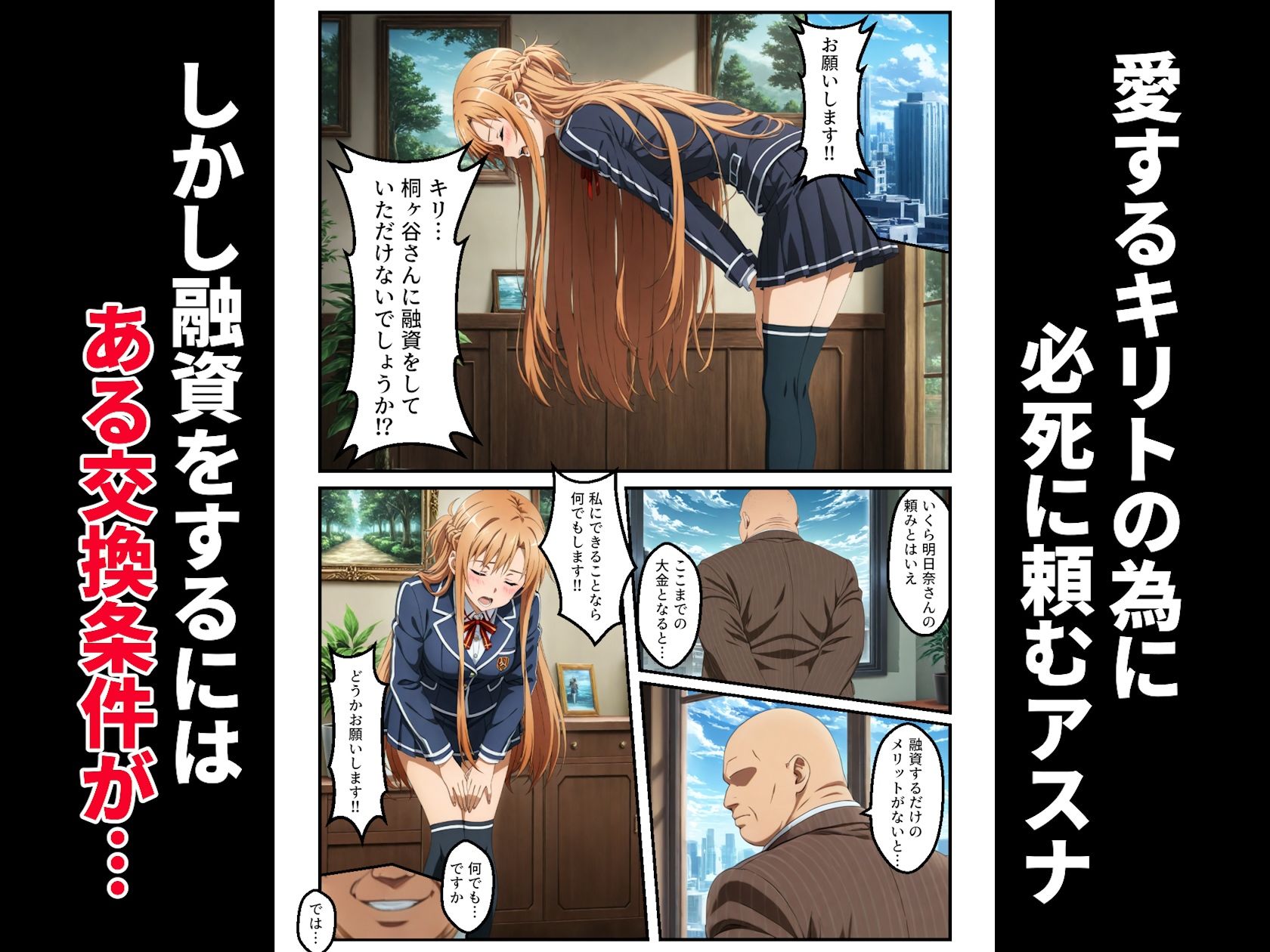 契約性交 〜アスナが堕ちるまで〜 - サンプル画像 2