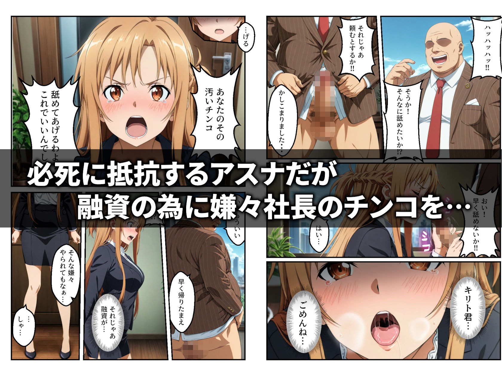 契約性交 〜アスナが堕ちるまで〜 - サンプル画像 4