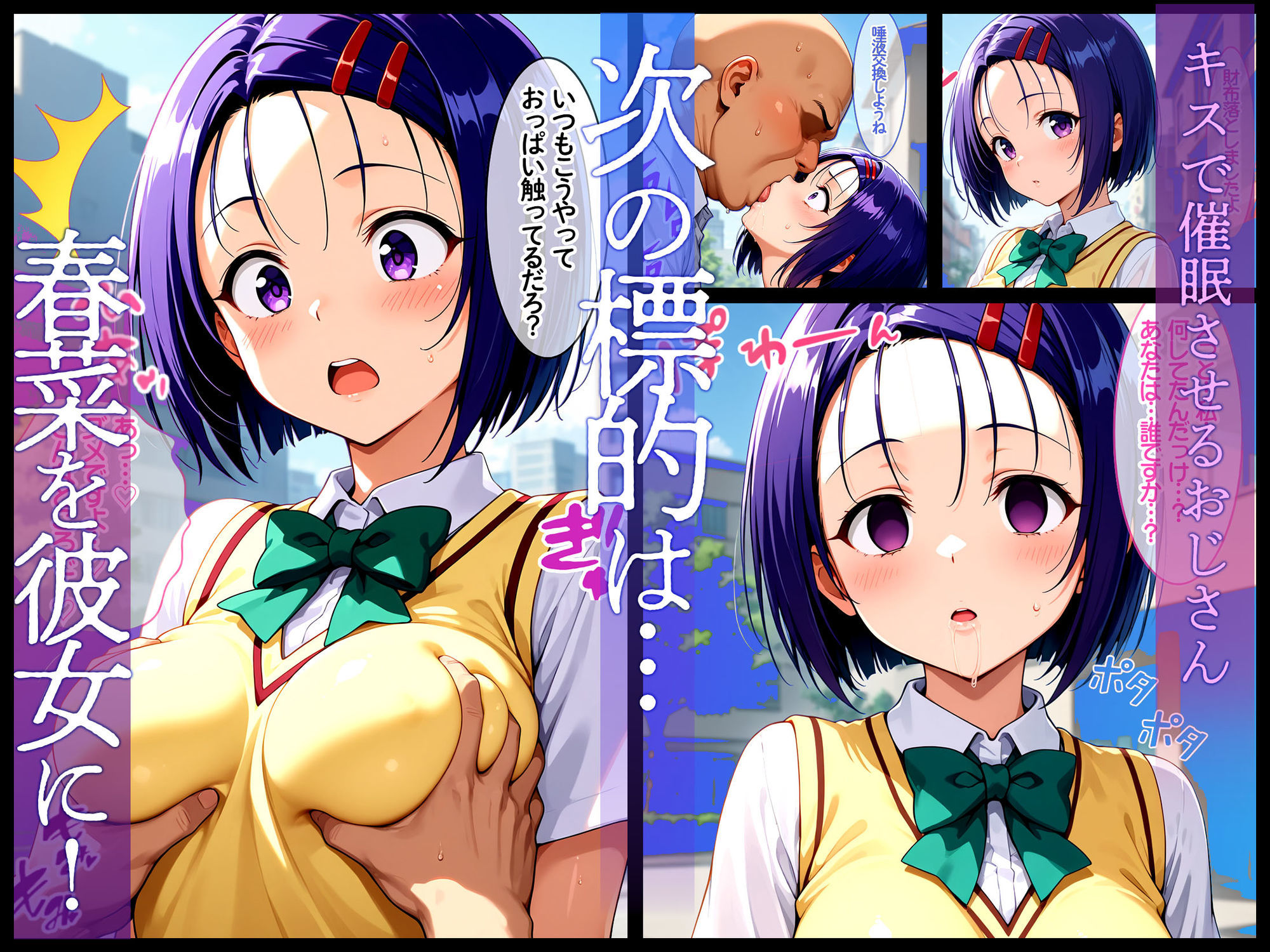 わたしの彼氏がエロ過ぎて…キスで催● 彼女をビッチ調教  〜前編〜 - サンプル画像 1