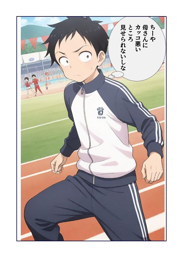 元高〇木さんのもとに後輩がやってきた  運動会編 - サンプル画像 1