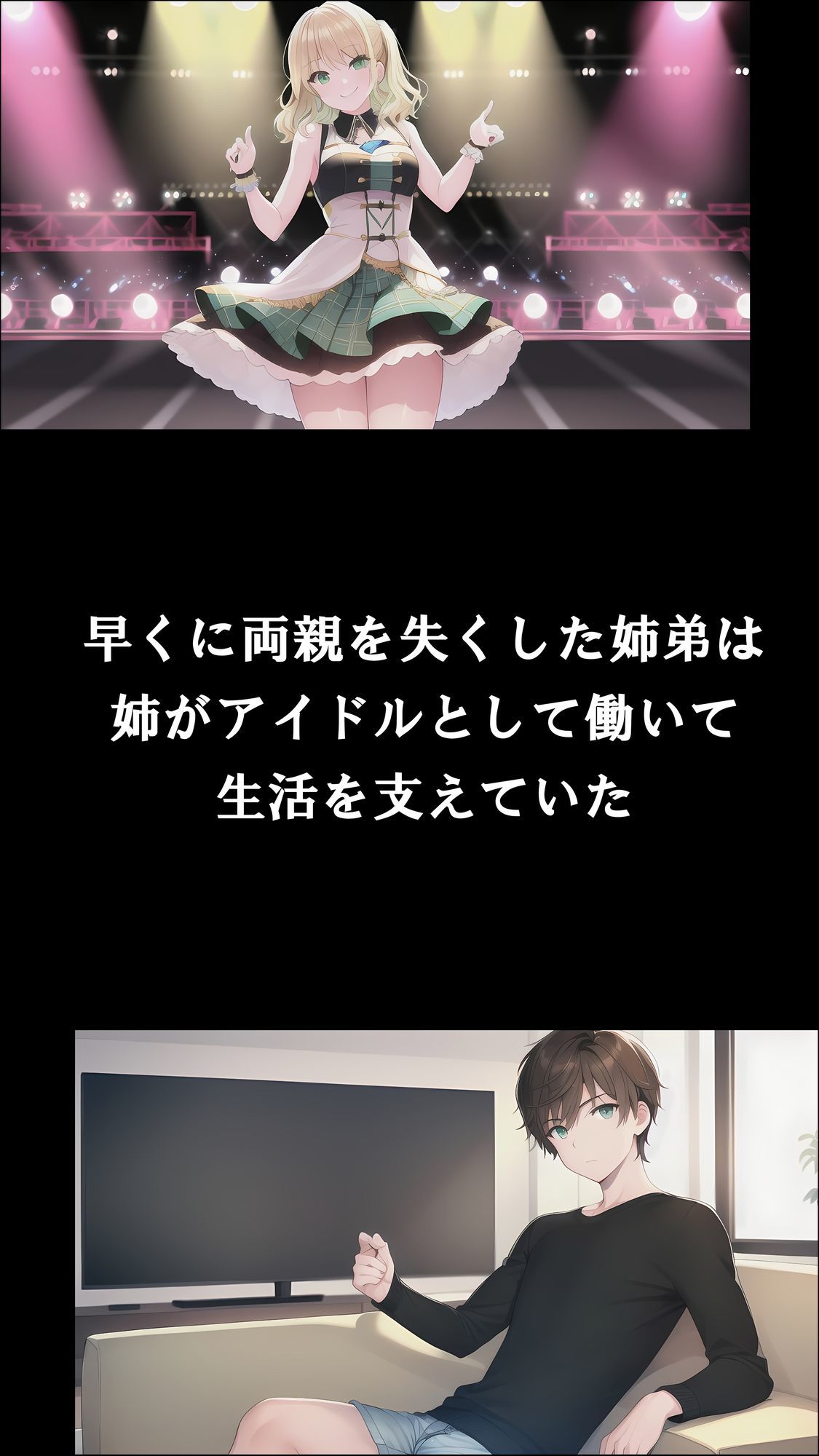 姉の身代わりに奴●アイドルに堕とされた弟 - サンプル画像 2