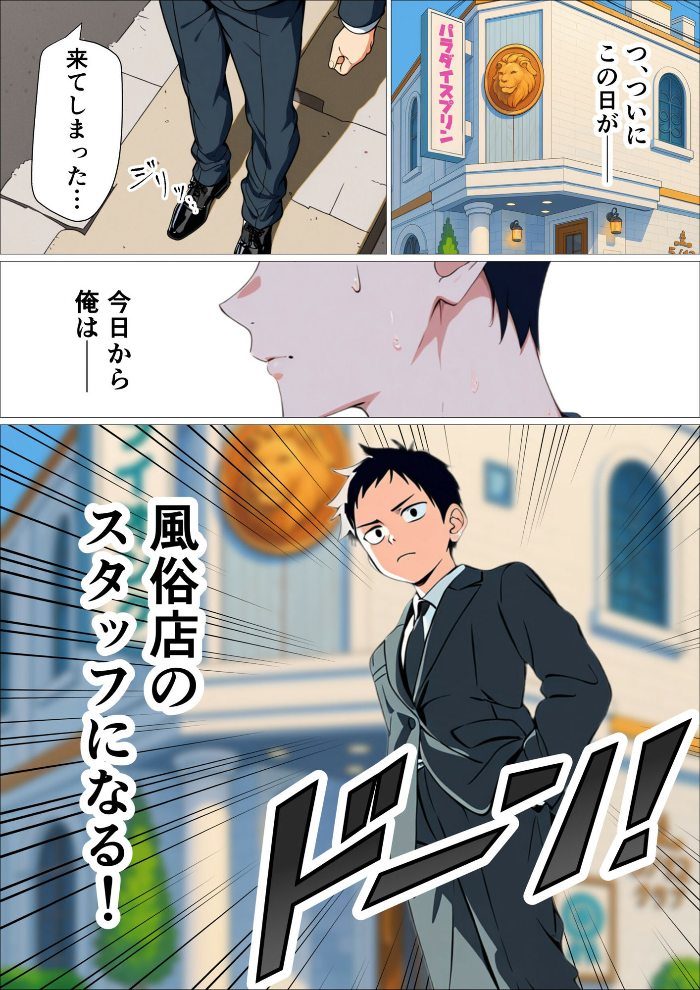 セフレ無限生成職【風俗スタッフ】に転職した結果、性欲処理に追われる日々が始まった元・陰キャの俺 - サンプル画像 1