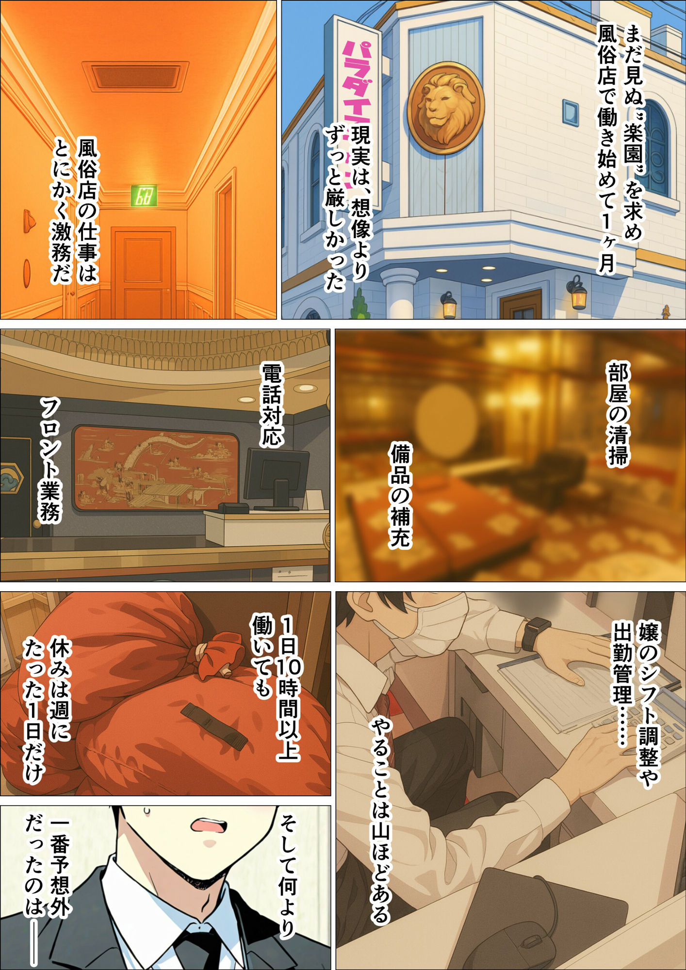 セフレ無限生成職【風俗スタッフ】に転職した結果、性欲処理に追われる日々が始まった元・陰キャの俺 - サンプル画像 4