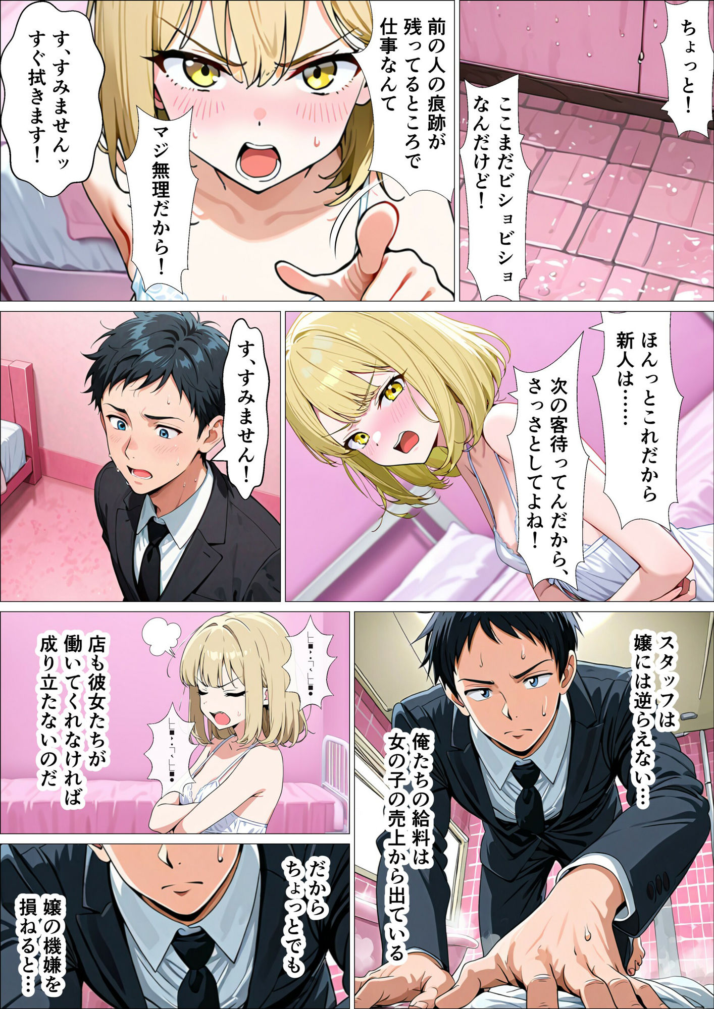 セフレ無限生成職【風俗スタッフ】に転職した結果、性欲処理に追われる日々が始まった元・陰キャの俺 - サンプル画像 5