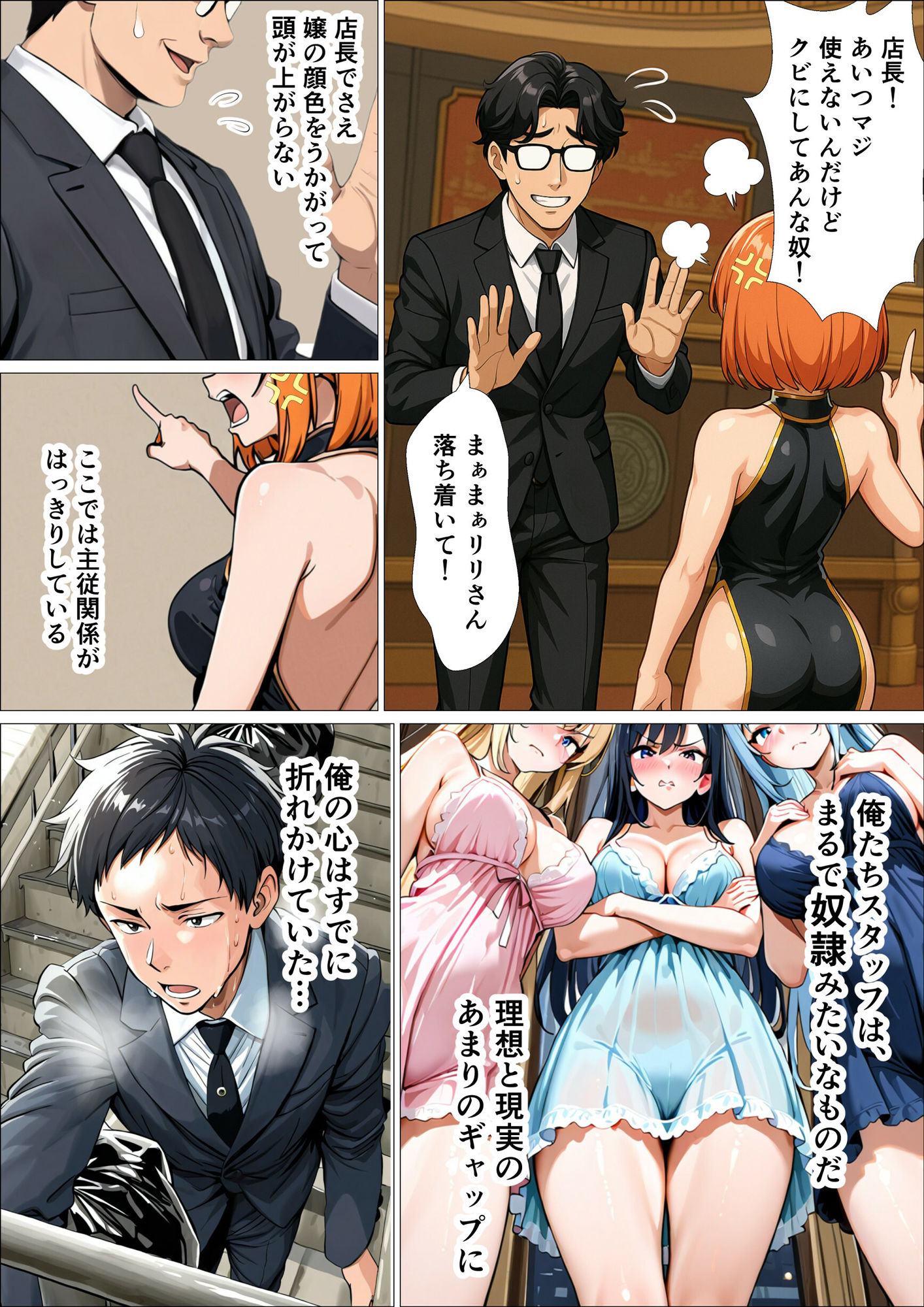 セフレ無限生成職【風俗スタッフ】に転職した結果、性欲処理に追われる日々が始まった元・陰キャの俺 - サンプル画像 6