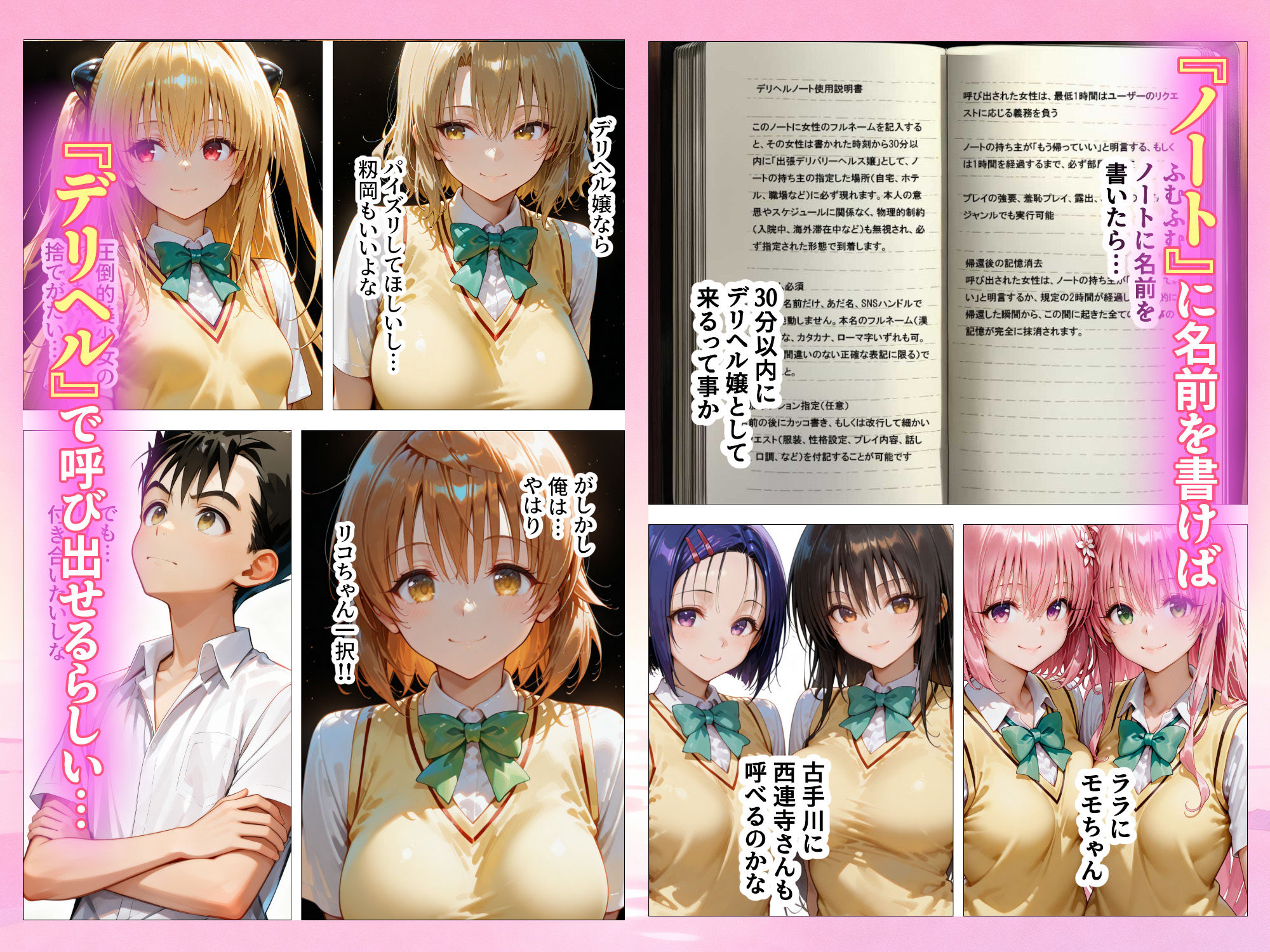 本番あり！？デリヘルノートでとらぶるハーレムをNN強奪してみた  古○川唯  西○寺春菜  籾岡里○ - サンプル画像 6