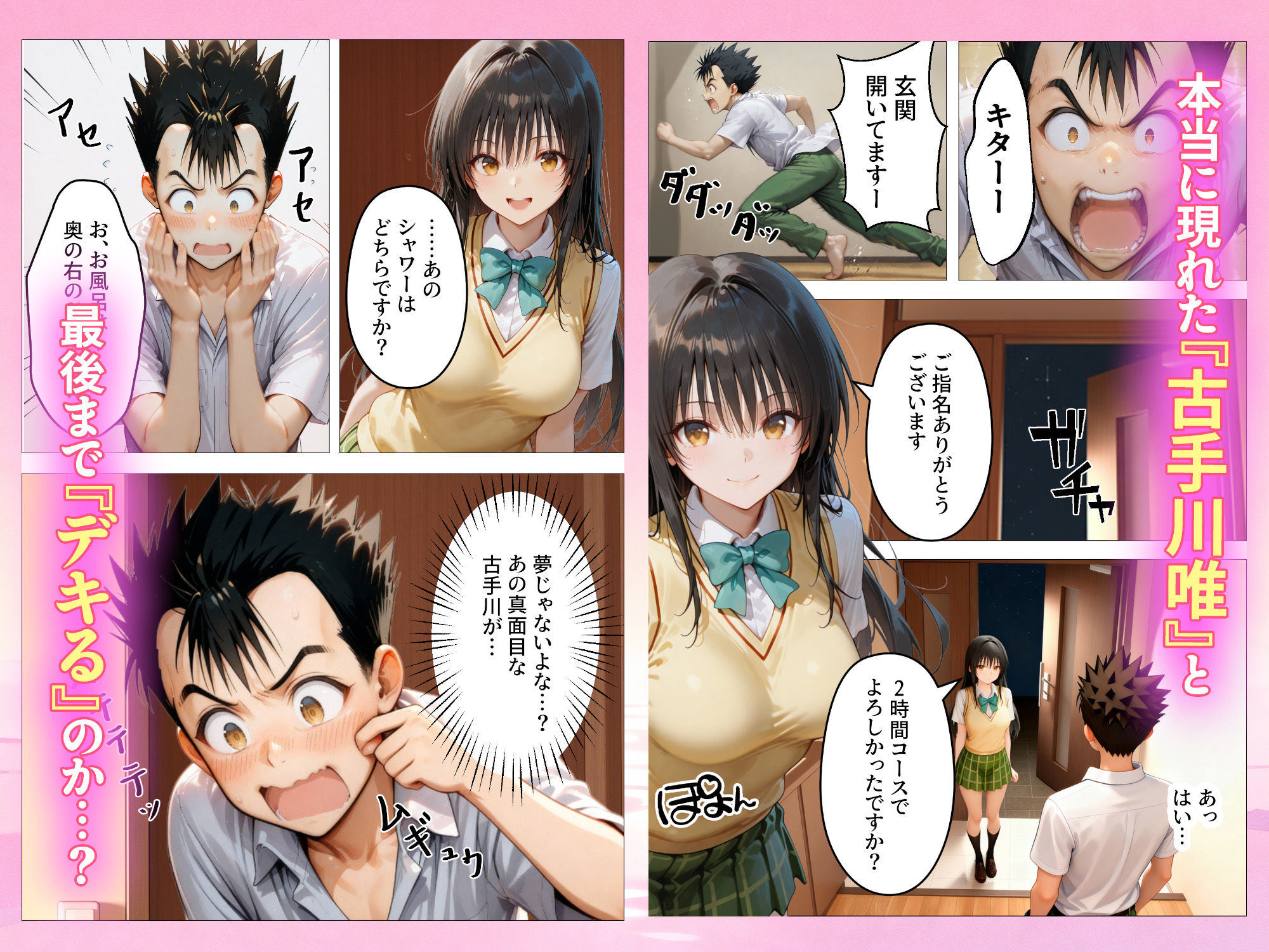 本番あり！？デリヘルノートでとらぶるハーレムをNN強奪してみた  古○川唯  西○寺春菜  籾岡里○ - サンプル画像 8