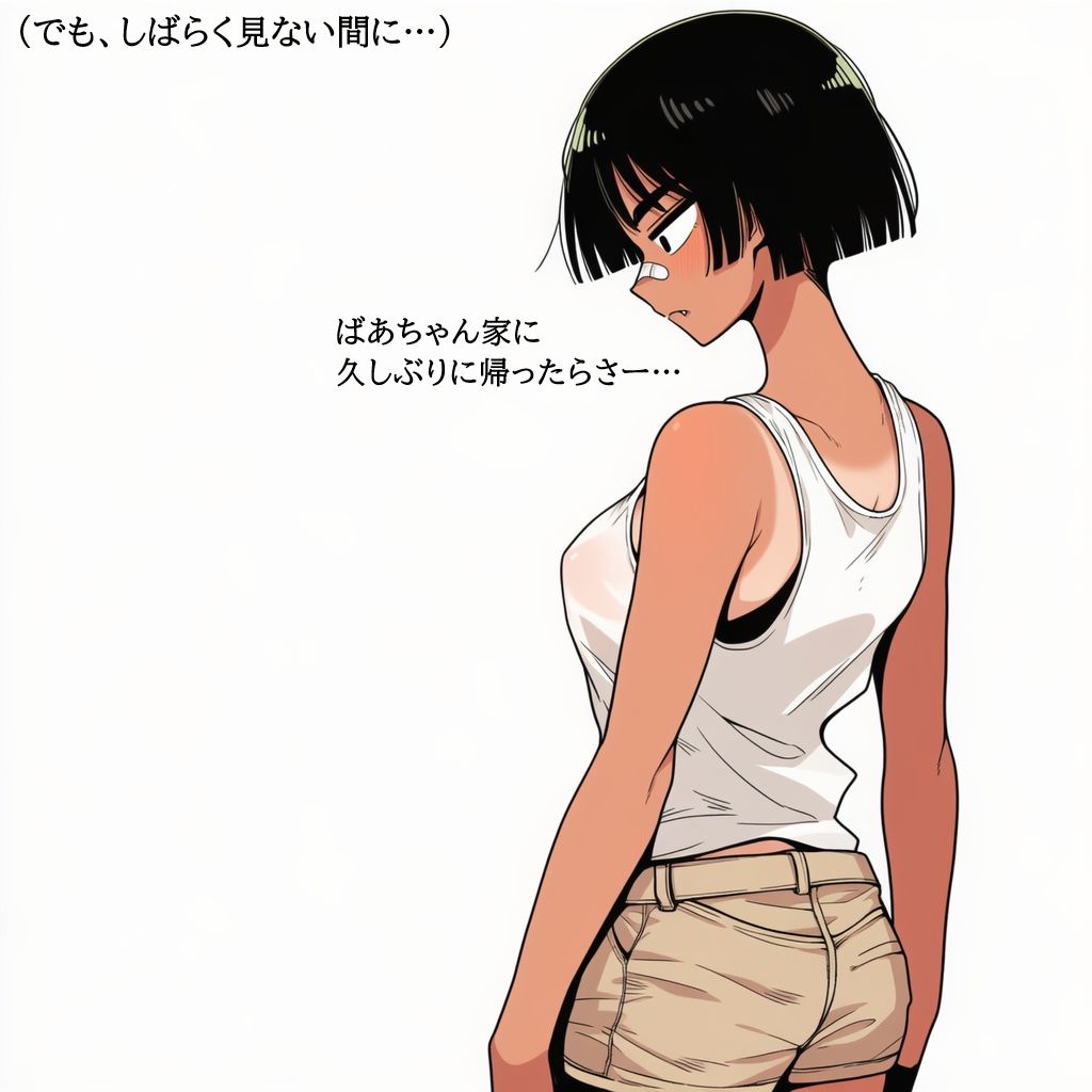 夏の田舎でボーイッシュな幼馴染に誘惑されたので、汗だくで無責任中出しセックスしまくって孕ませた。 - サンプル画像 3