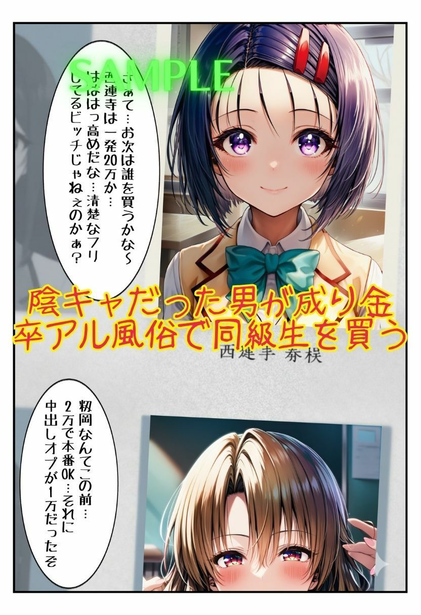 絶倫「卒アル」風俗で孕ませハーレム - サンプル画像 2