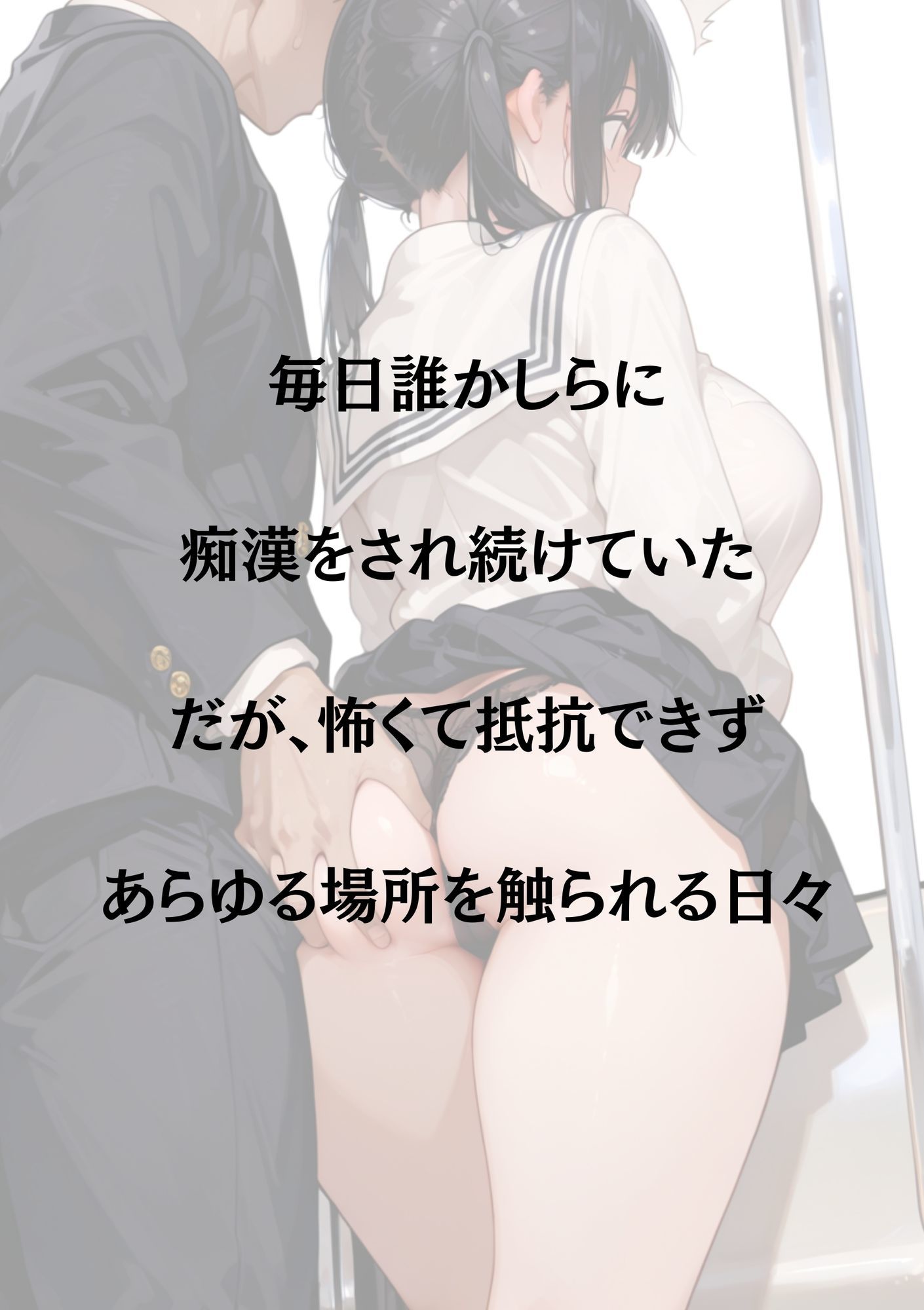 【速報】【JKが痴●被害に遭いました】巨乳のせいで痴●被害が多発！？ なみ［18歳］Hカップ JKに男が精子をぶっかけ続けています。 - サンプル画像 2