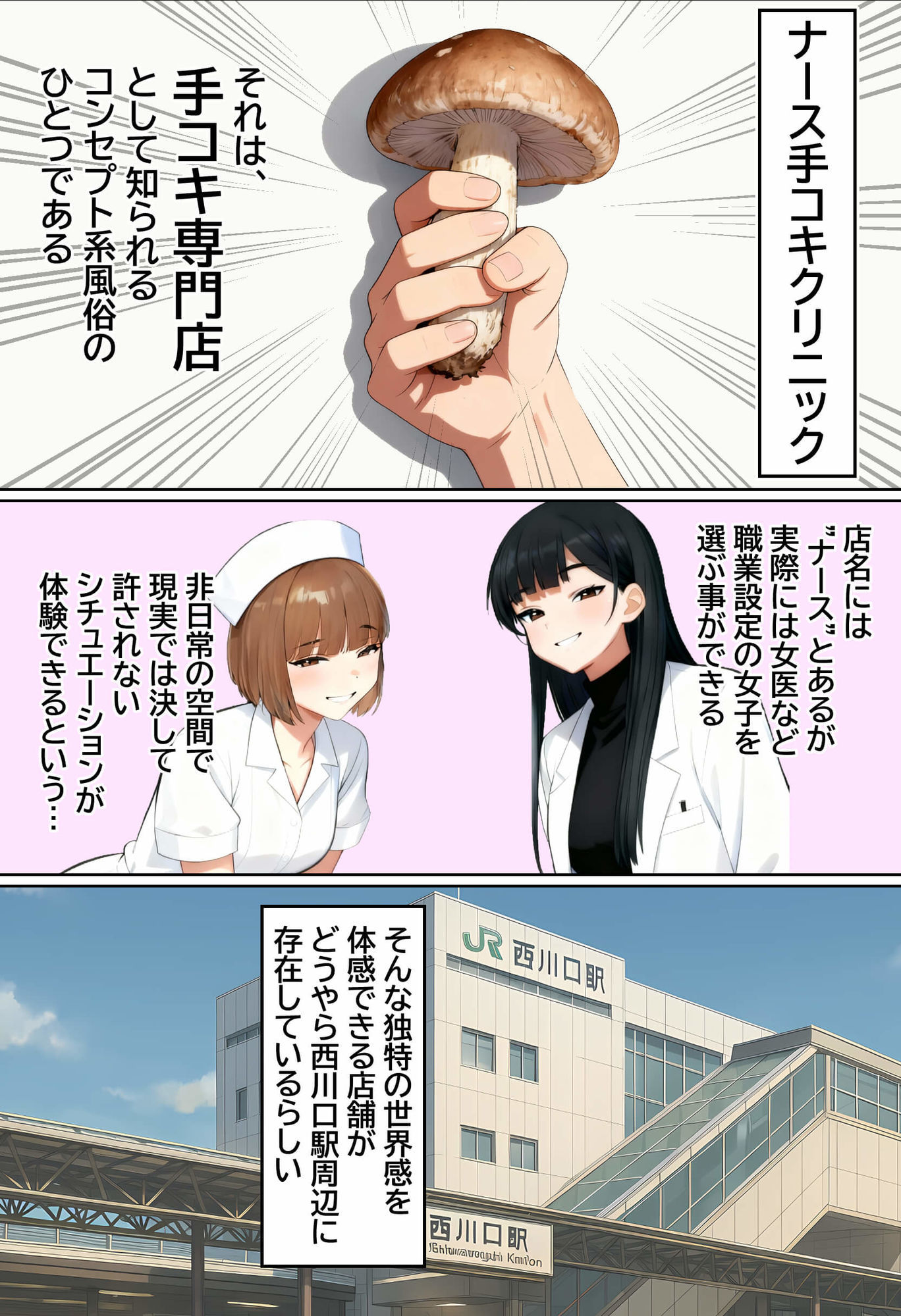 【実話】アラサー独身サラリーマン「オカダ」西●口 ナース編 - サンプル画像 1