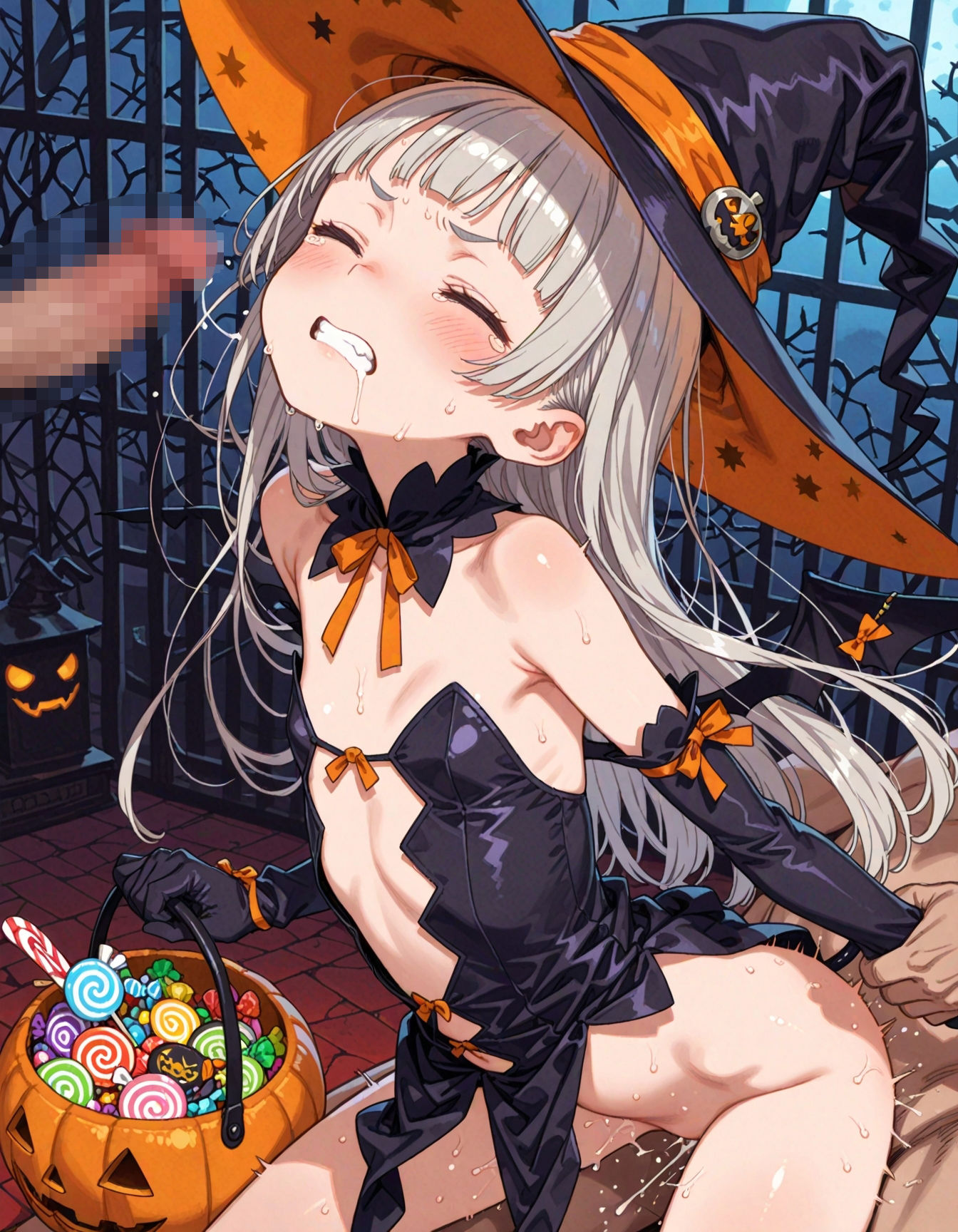魔女っ子ルルのはじめてのハロウィンおつかい - サンプル画像 6
