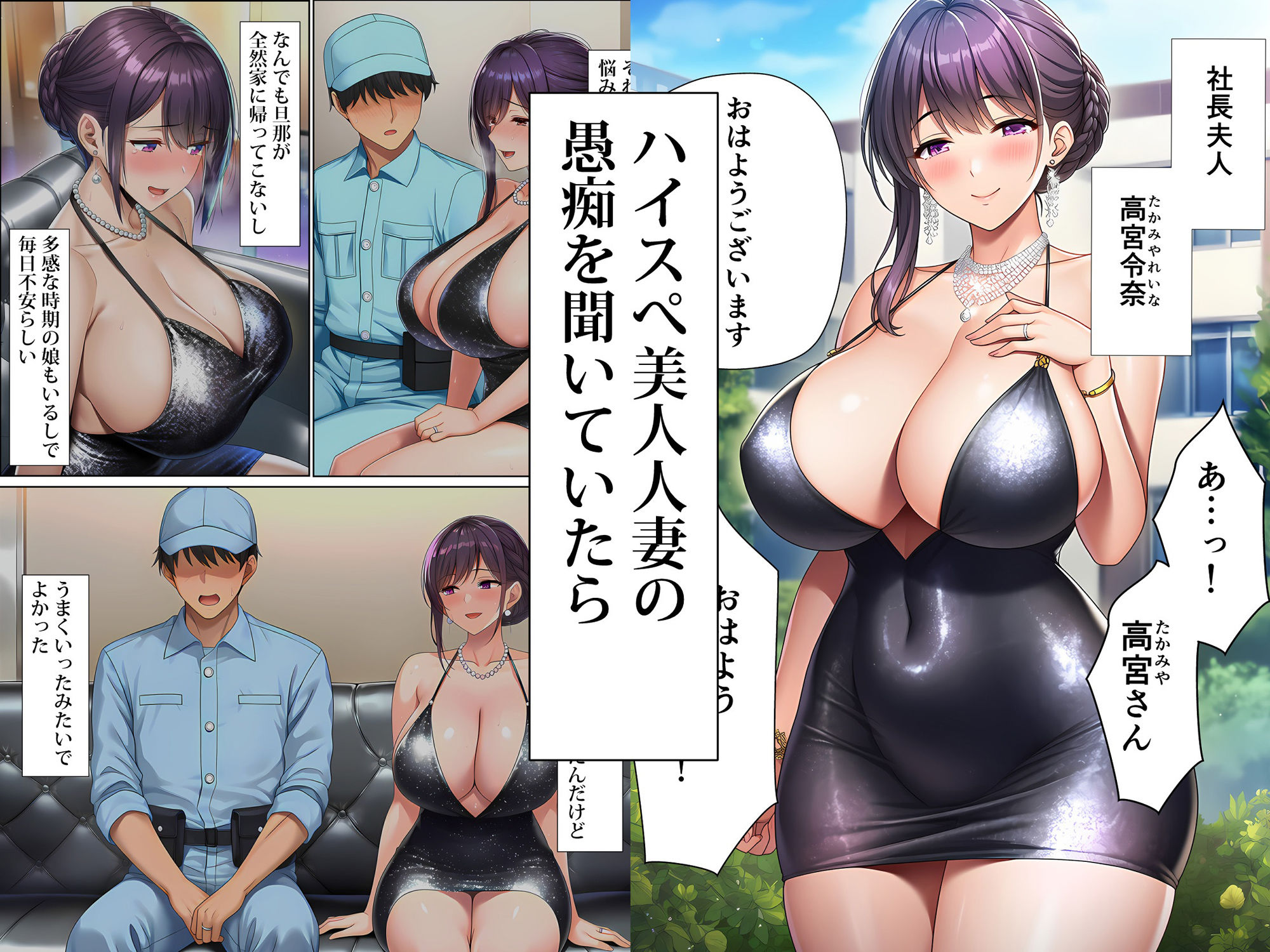 超高級マンション清掃員の俺、仕事ついでにハイスペ美人居住者たちの愚痴を聞いていたら完全合意の中出しハーレム生活を送ってしまう - サンプル画像 2