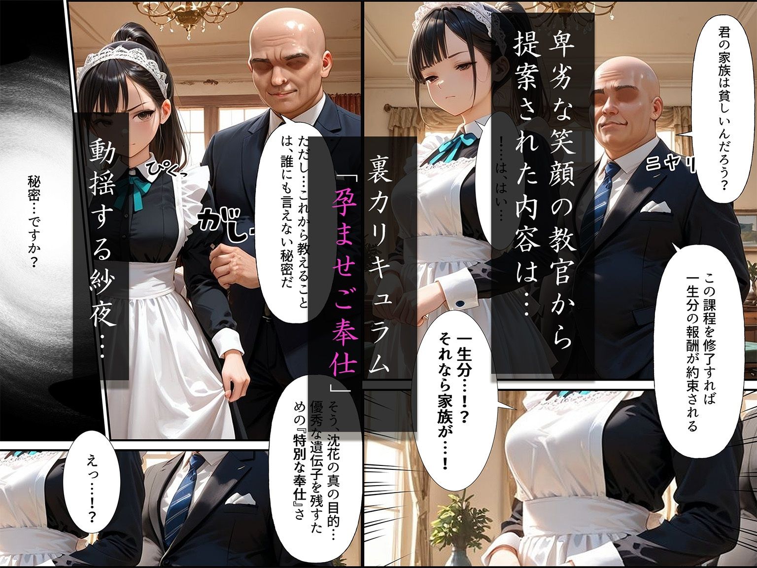 ［4K/高画質コミック版］  孕ませご奉仕学園〜子宮でご奉仕させていただきます〜 三崎紗夜 - サンプル画像 6