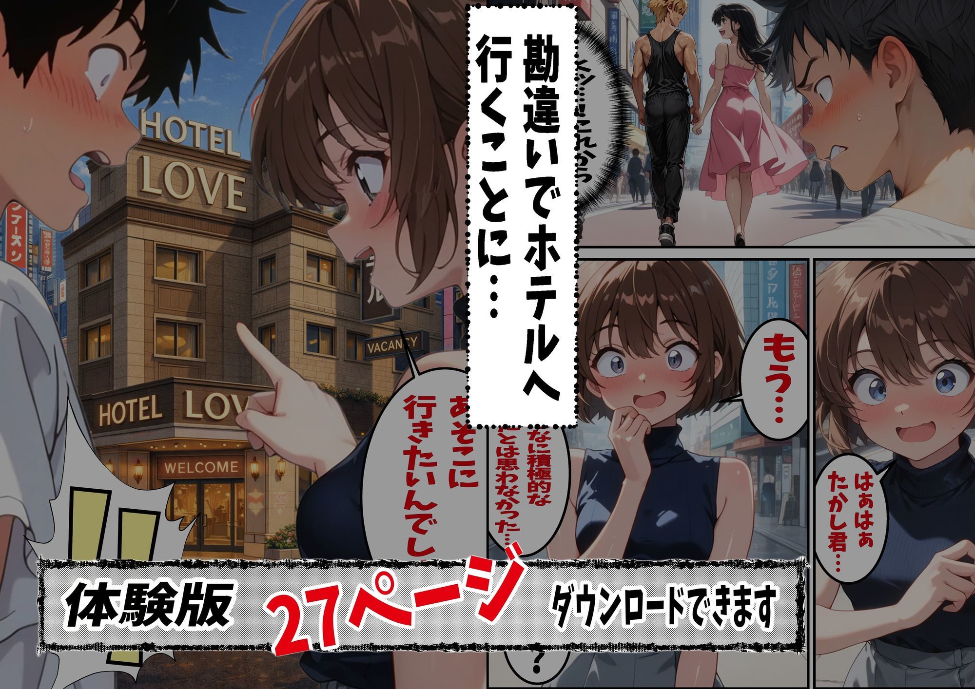 大好きな姉がチャラ男♂達の前でメス♀の顔を見せている - サンプル画像 3