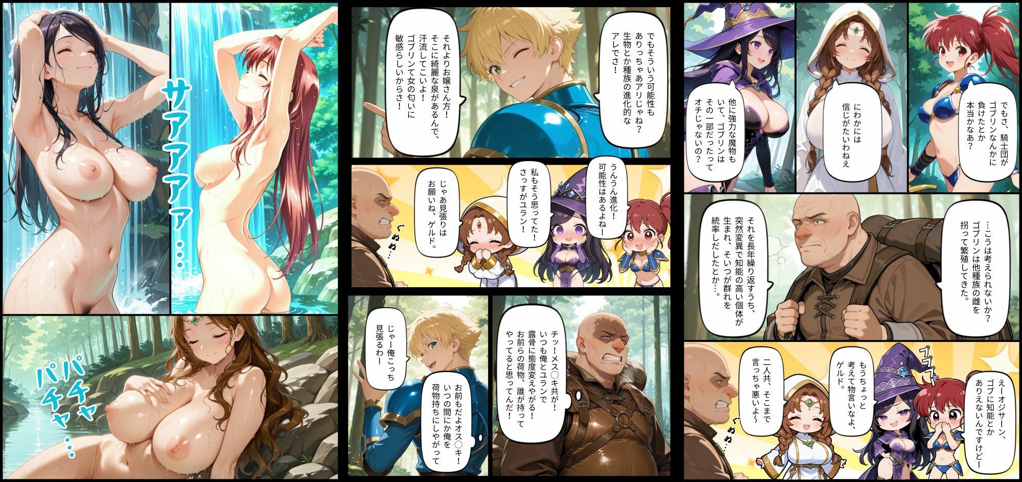 【コミック版】ゴブリン姦〜姫もエルフも冒険者も〜 - サンプル画像 3