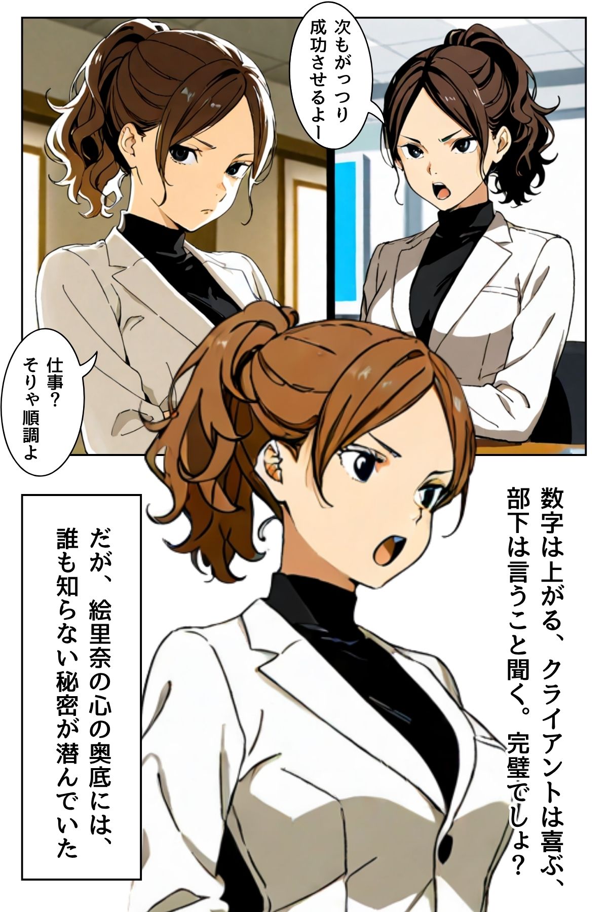 打ち上げは個室トイレで〜深夜に響く禁断の吐息〜 - サンプル画像 2