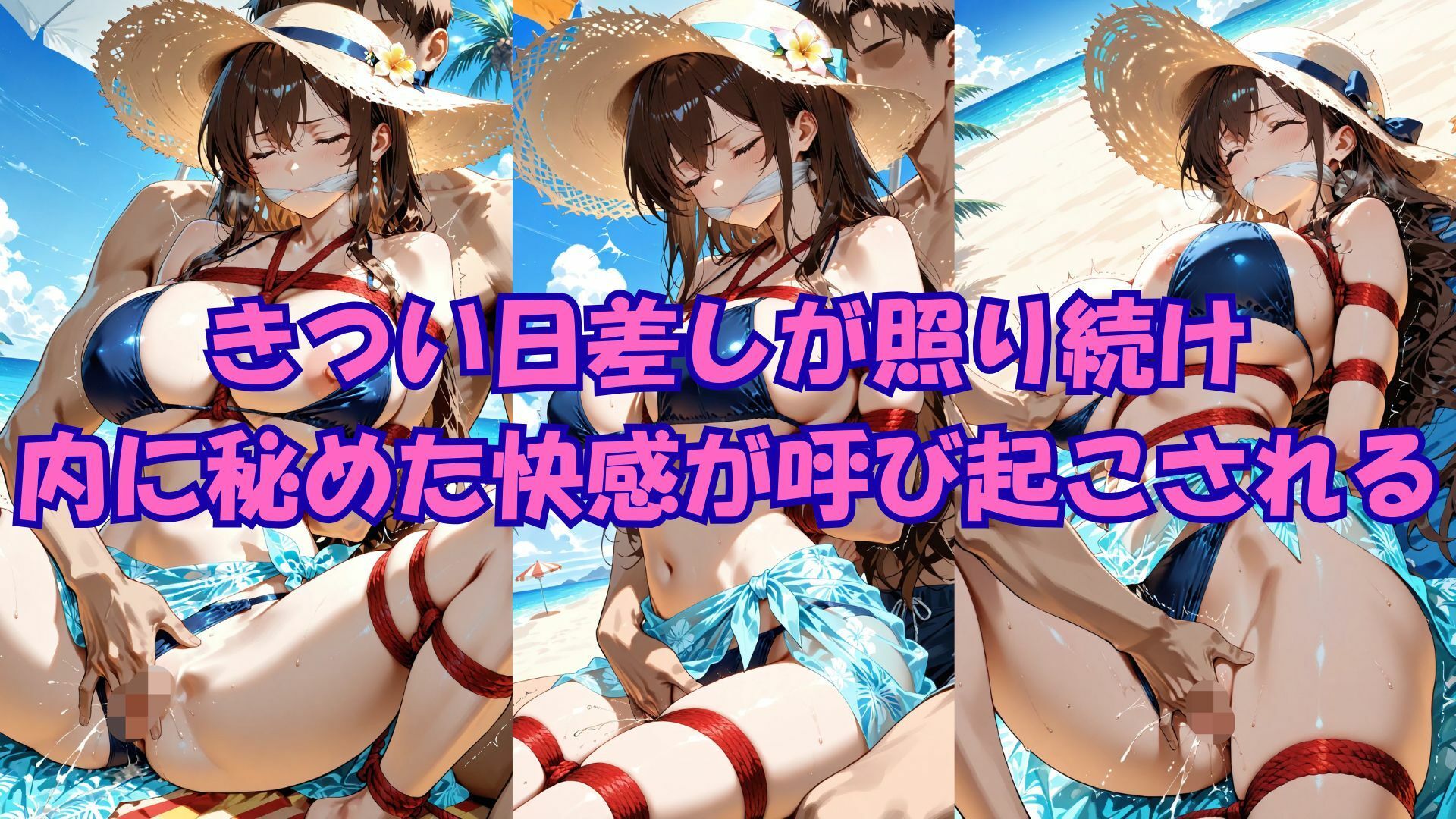 潮騒と緊縛 〜松岡紗季、悪夢の休暇〜 - サンプル画像 4