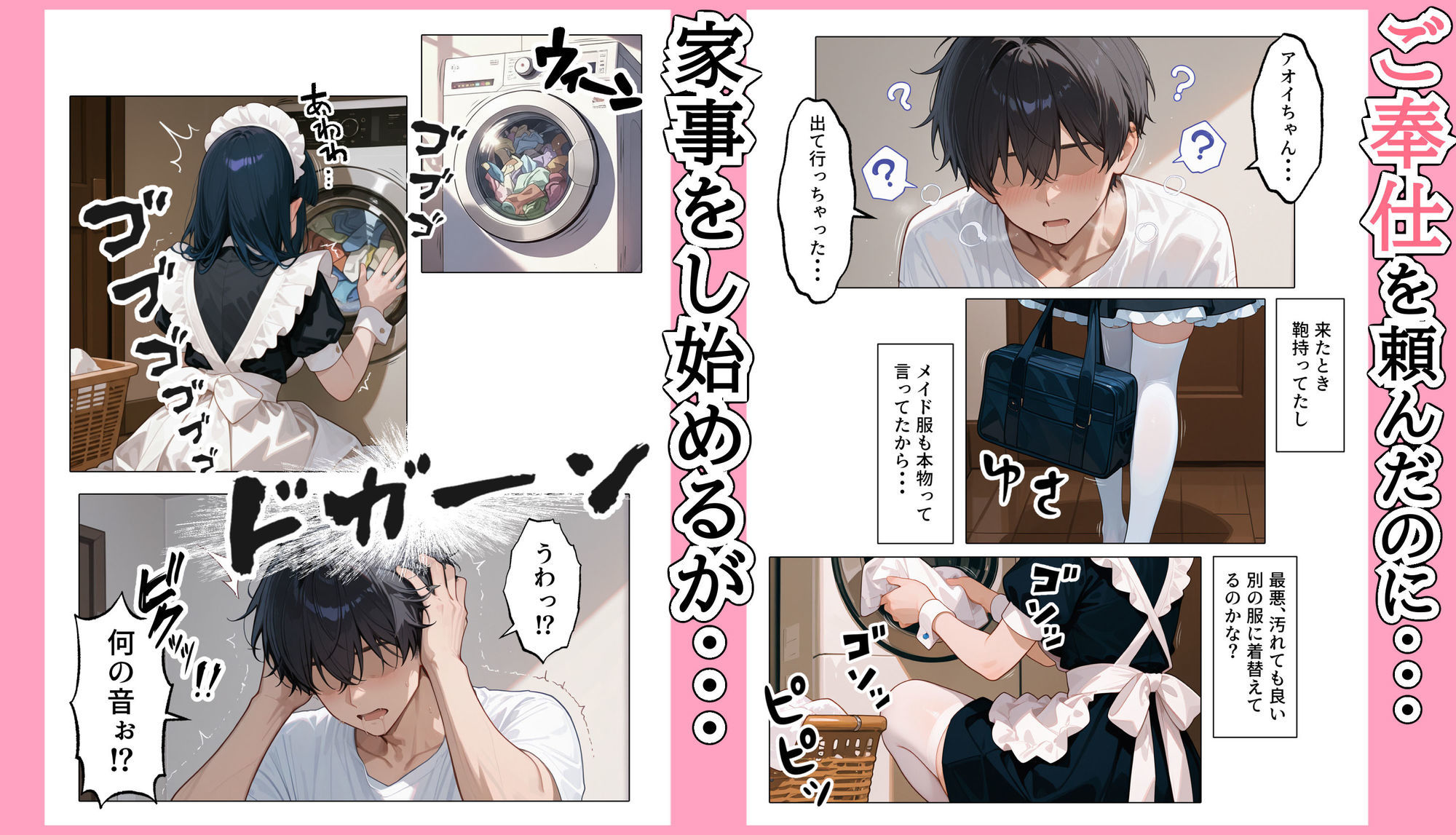 ラブドール頼んだら、メイドが来た - サンプル画像 3